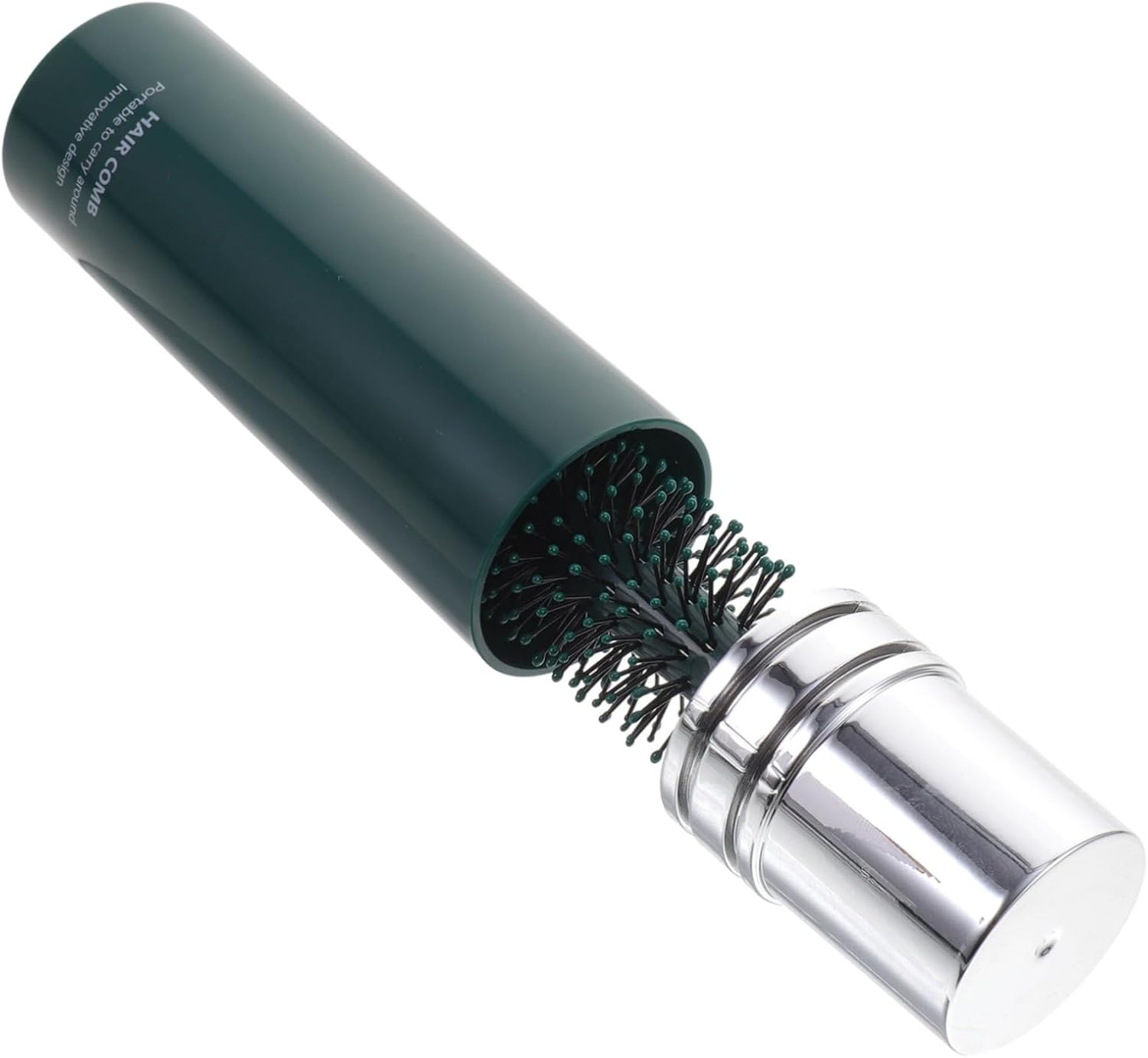 2Pcs Retractable Small Hair Brush for Blow Drying Styling Roller Hairbrush for Women and Curly Hair Compact Travel Hairbrush image number 6