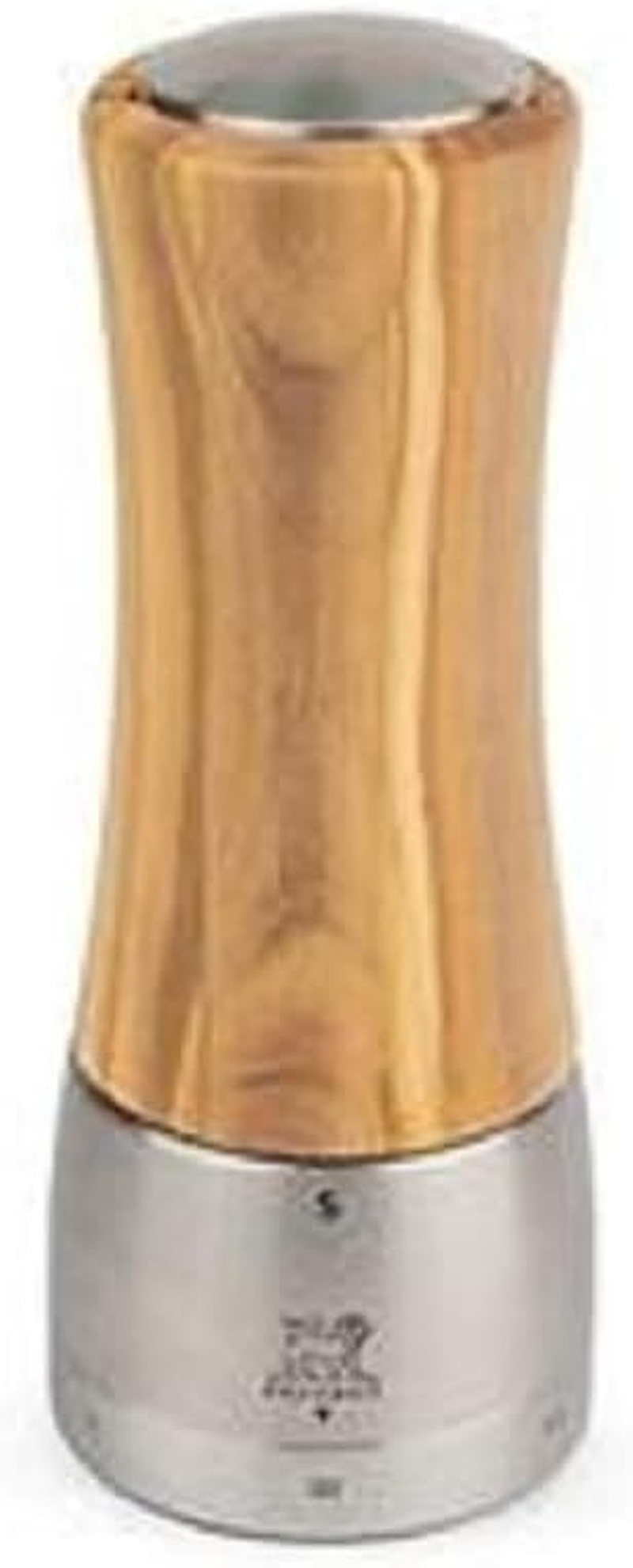 PEUGEOT - Madras U'Select Salt Mill 16 Cm - 6 Grinding Levels - Innovative Zirlion Grinder for Powder Fine Salt - Made of PEFC Certified Wood and Stainless Steel - French Know-How - Chocolate Colours