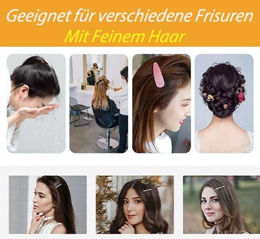 Pack of 12 Hair Clips, 6 Pieces 7 Cm and 6 Pieces 9 Cm, Non-Slip Hair Metal Tools, French Hair Clips for Women with Fine Hair image number 3