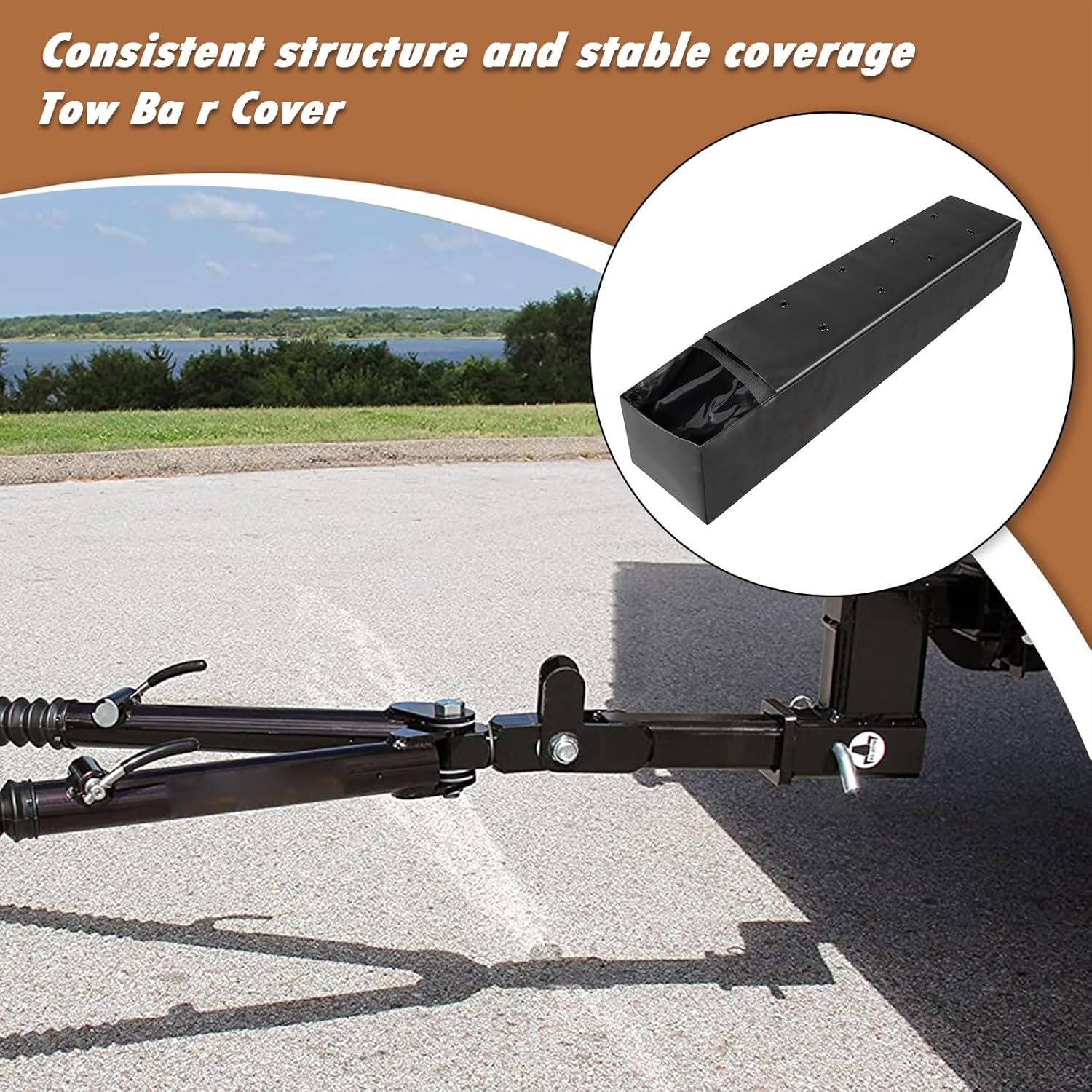 Towing Hitch Covers,Trailer Hitch Receiver Cover | Dustproof Anti-Rust Coating Tow System Guard for Rain Day RV Vehicles Mud Water Stain Boat Outdoor Adventure