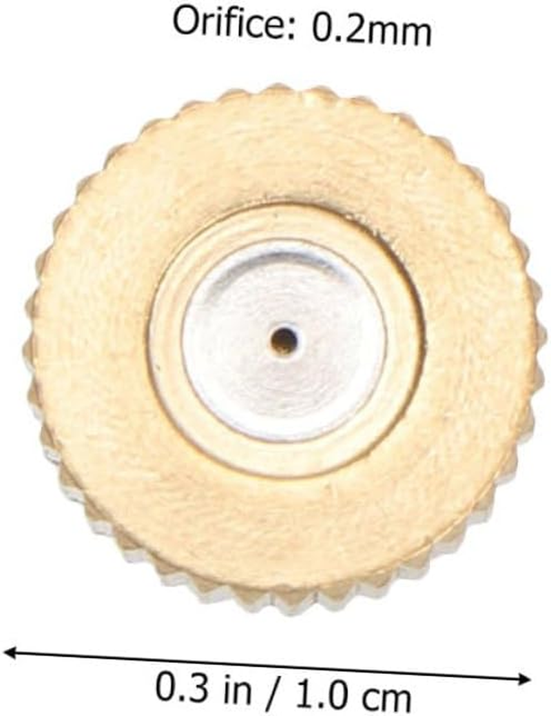 12Pcs Brass Misting Nozzle Heads Low Pressure Atomizing Spray for Outdoor Cooling System Garden Hose Nozzles with Self-Sealing O-Rings Lawn Watering Equipment image number 6