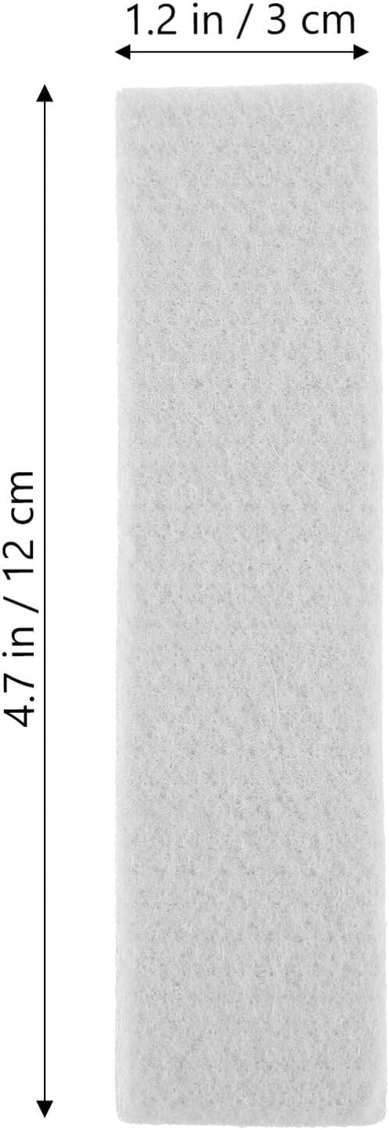 Milisten 10 Pcs Bike Brake Pads Exercise Bike Brake Pads Felt Drag Pad Bike Brake Pads Blocks for Fitness Bike Cycle Brake Replacement Light Grey image number 1