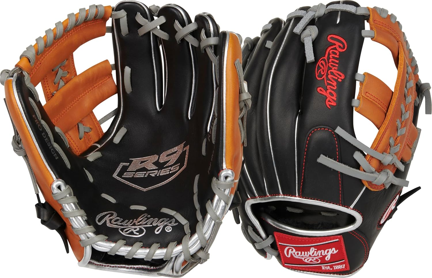 'Rawlings Rawlings | R9 Youth PRO Taper Baseball Glove | Sizes 11'' - 12'' | Multiple Styles' image number 1