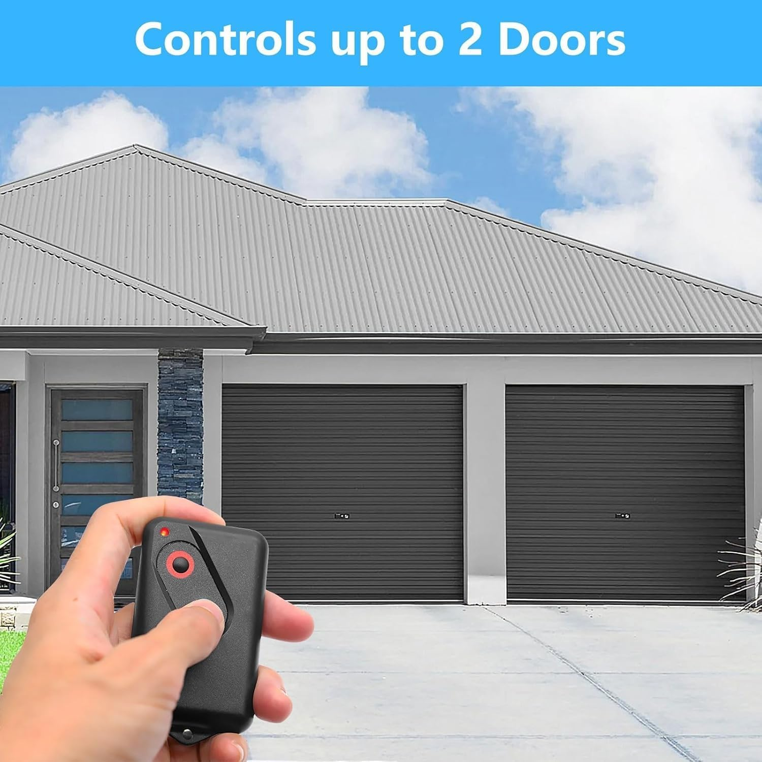 Garage Remote Replacement for BOSS BHT4 2211-L 2211-L (TX) 303Mhz Garage Door Remote Compatible with BOL4 BOL6 BOL9 OL4 OL6 OL9 BRD1 BRD9 Garage Door Opener image number 6