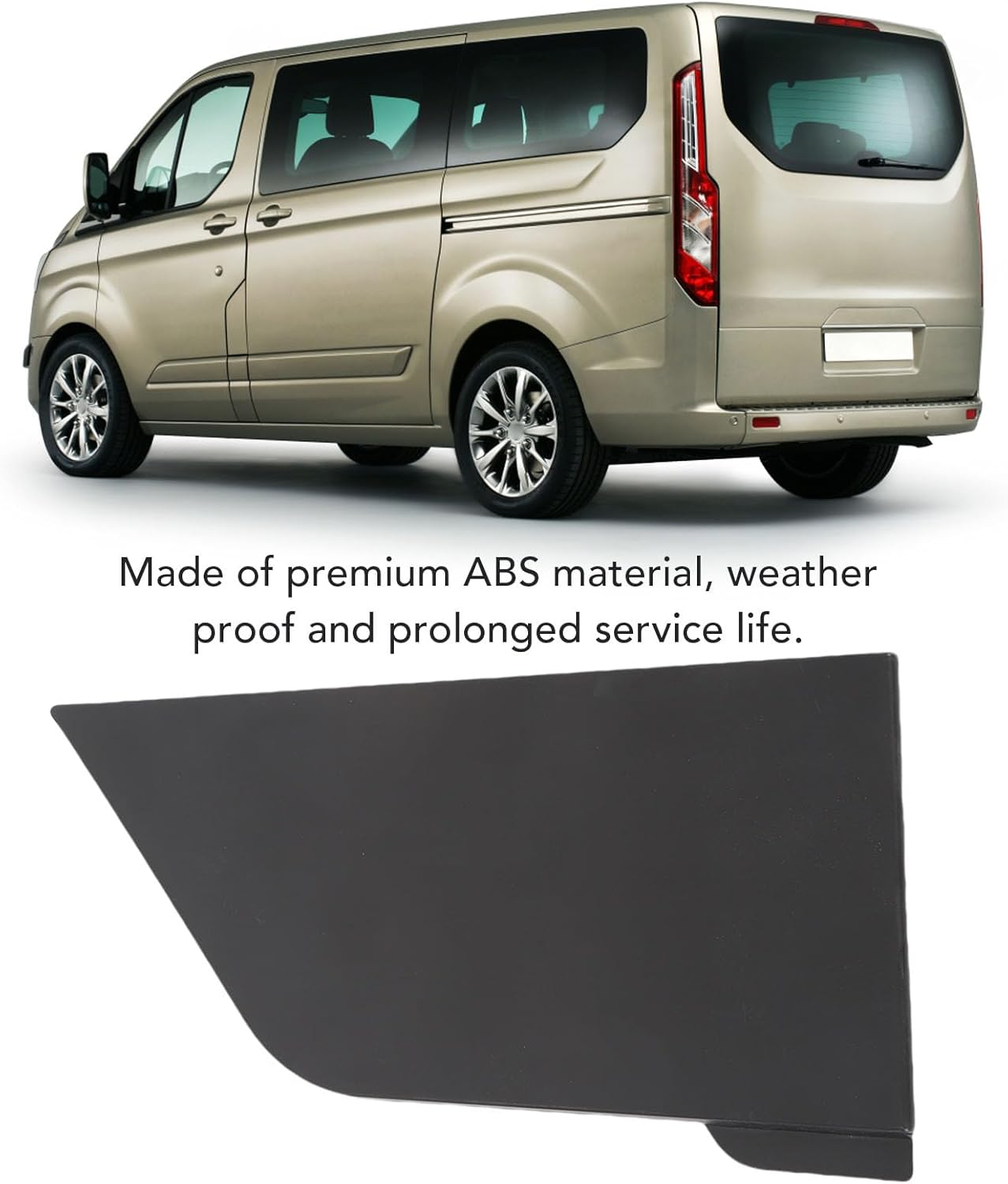 Fuel Filler Door Cover Replacement for Ford Transit Custom and Tourneo Custom 2012-2016 ABS Black Gas Tank Door Cover Cap image number 3