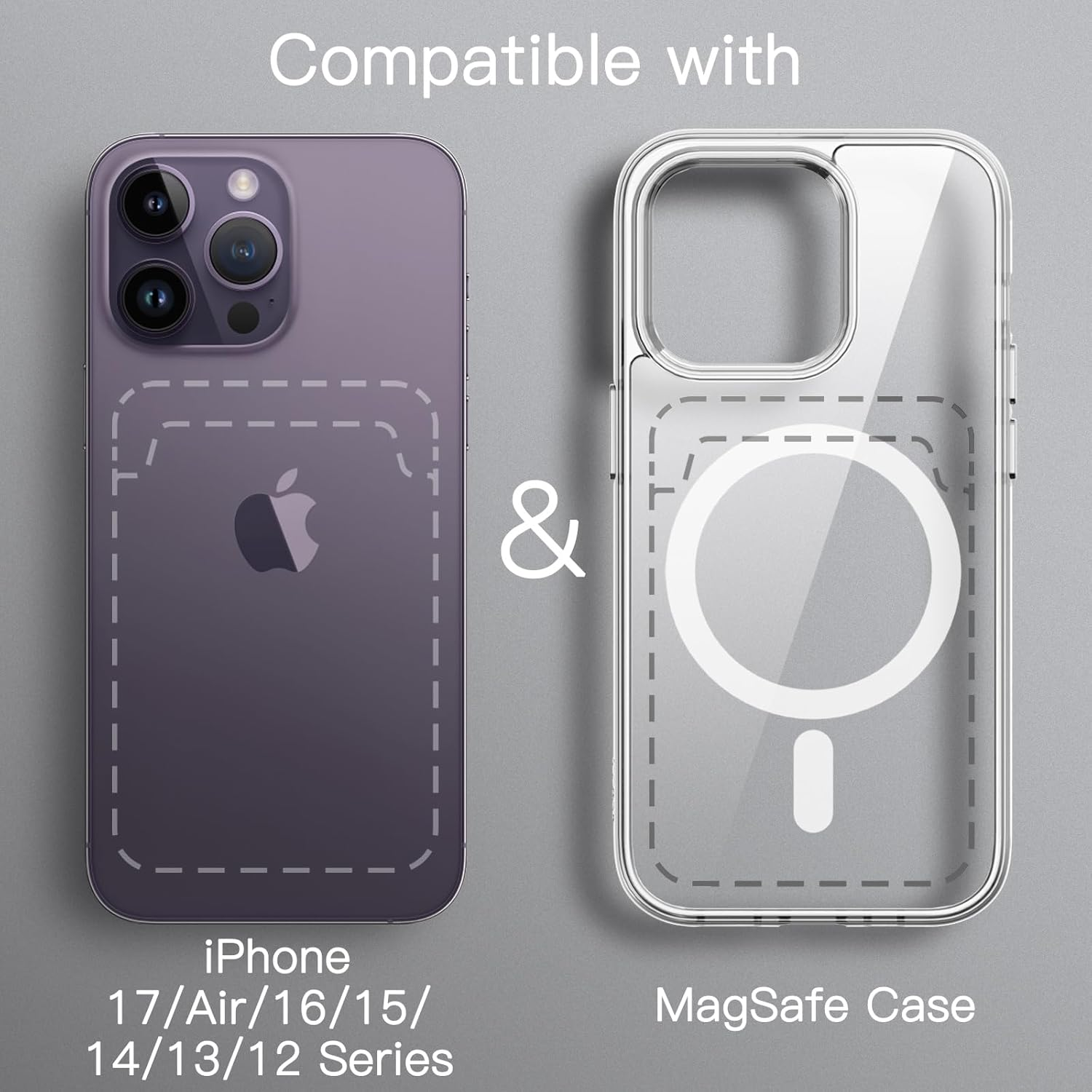 Jetech Magnetic Wallet Compatible with Magsafe for Iphone 17/Air/16/15/14/13/12 Series, Pixel 10 Series, PU Phone Card Holder, Store 1-2 Cards (Black) - Black image number 5