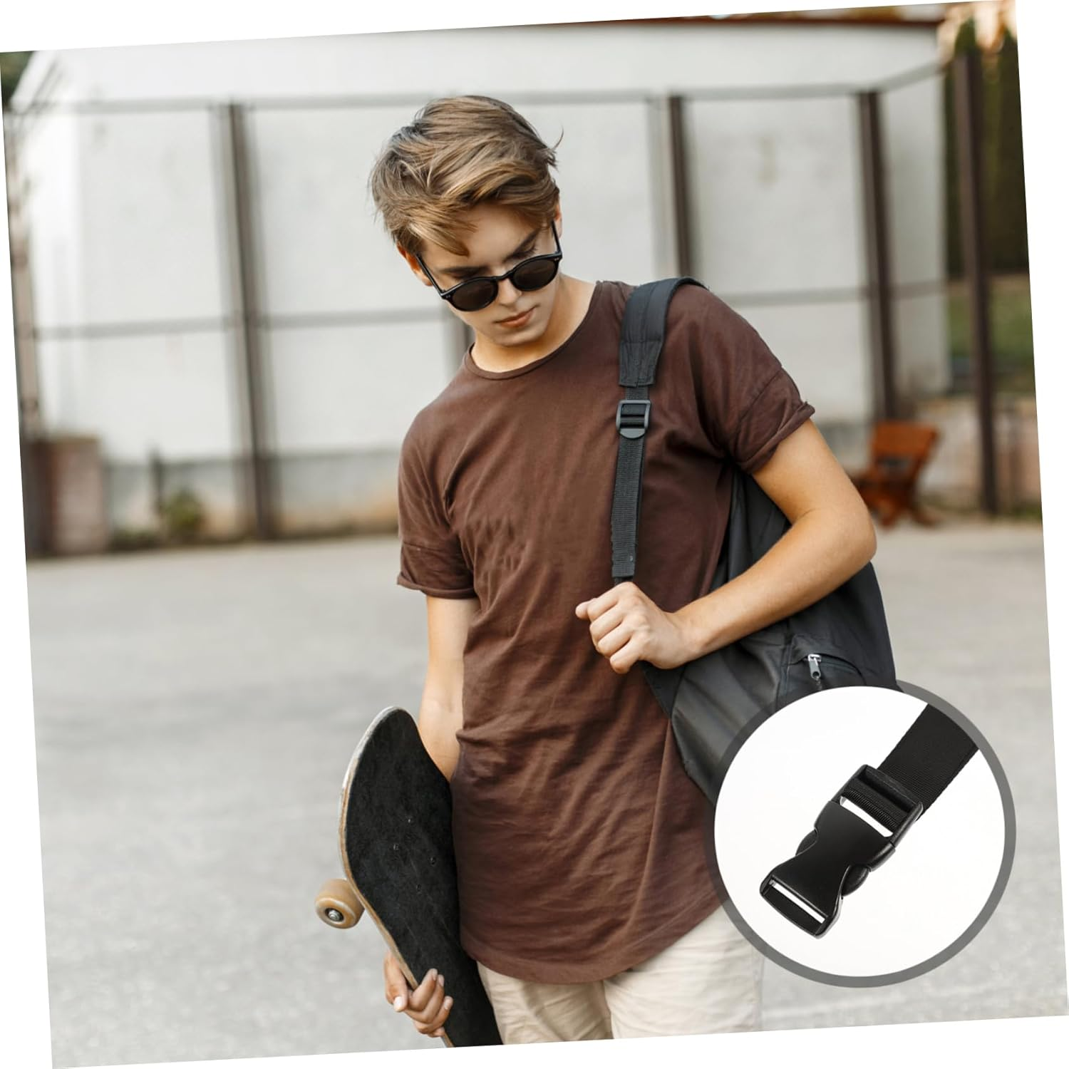 Yardenfun Travel Suitcase Straps Fixing Accessories Professional Buckle Webbing Belt image number 6