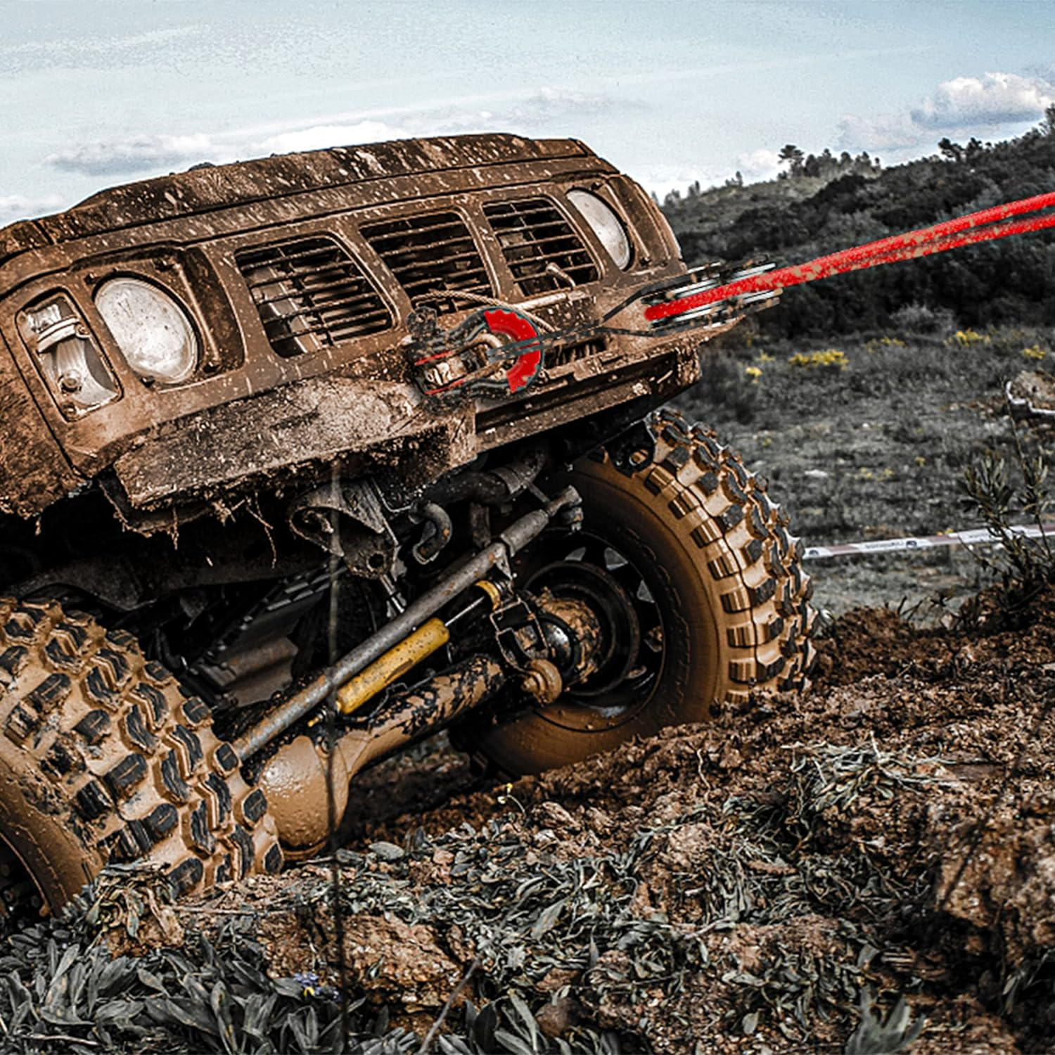 X-BULL 8T off Road Winch Recovery Snatch Block Pulley Double Your Winch Capacity image number 4