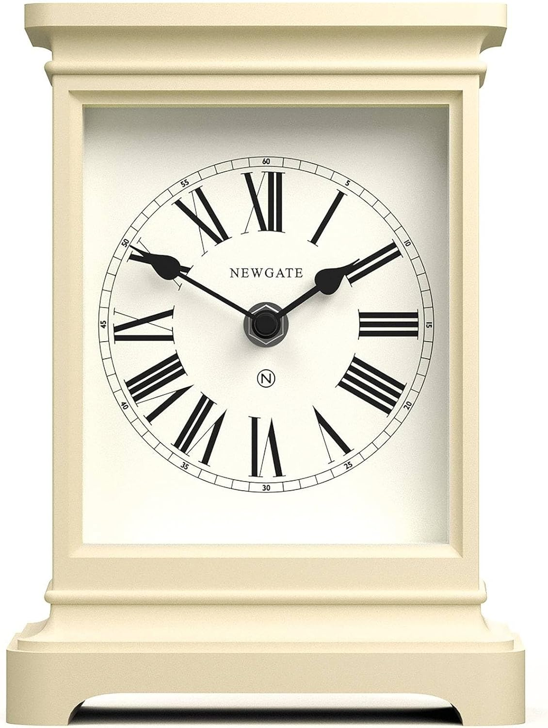 Newgate Time Lord Mantel Clock Matte Black