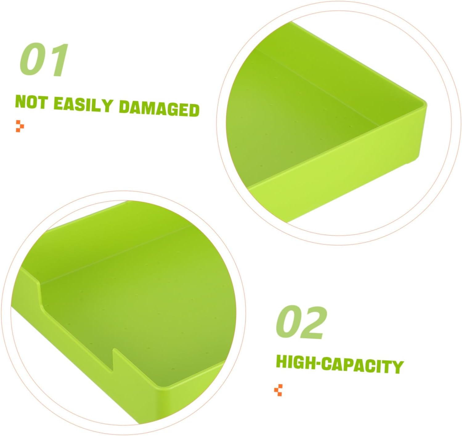 COOPHYA Stackable Letter Tray Office Document Box Desk Paper Holder Storage Box Desk Accessory Organizers Office Organization Paper Organizer image number 2