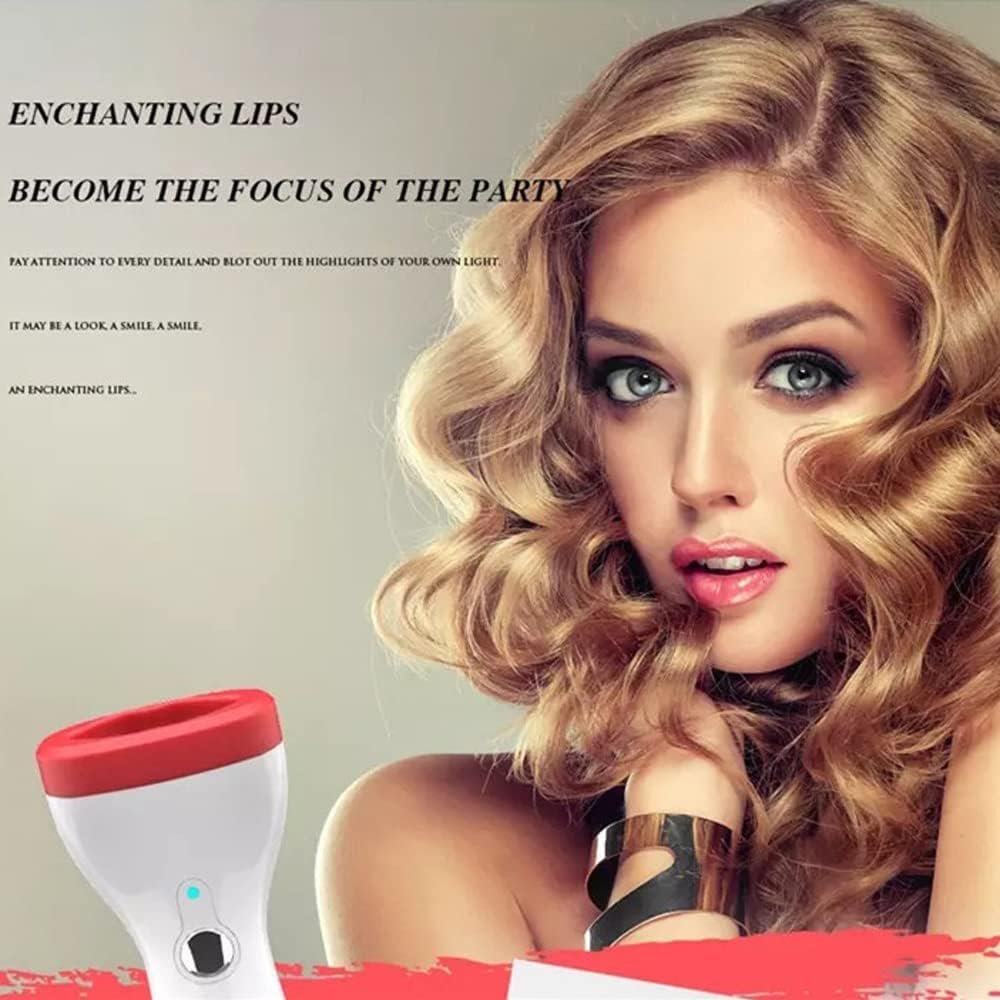Electric Quick Lip Plumper Device Tool Soft Silicone Beauty Natural Sexy Mouth Lip Enlargement Plumping Enhancement Silica Gel Women Girls Apple Lip & Full Lip image number 4