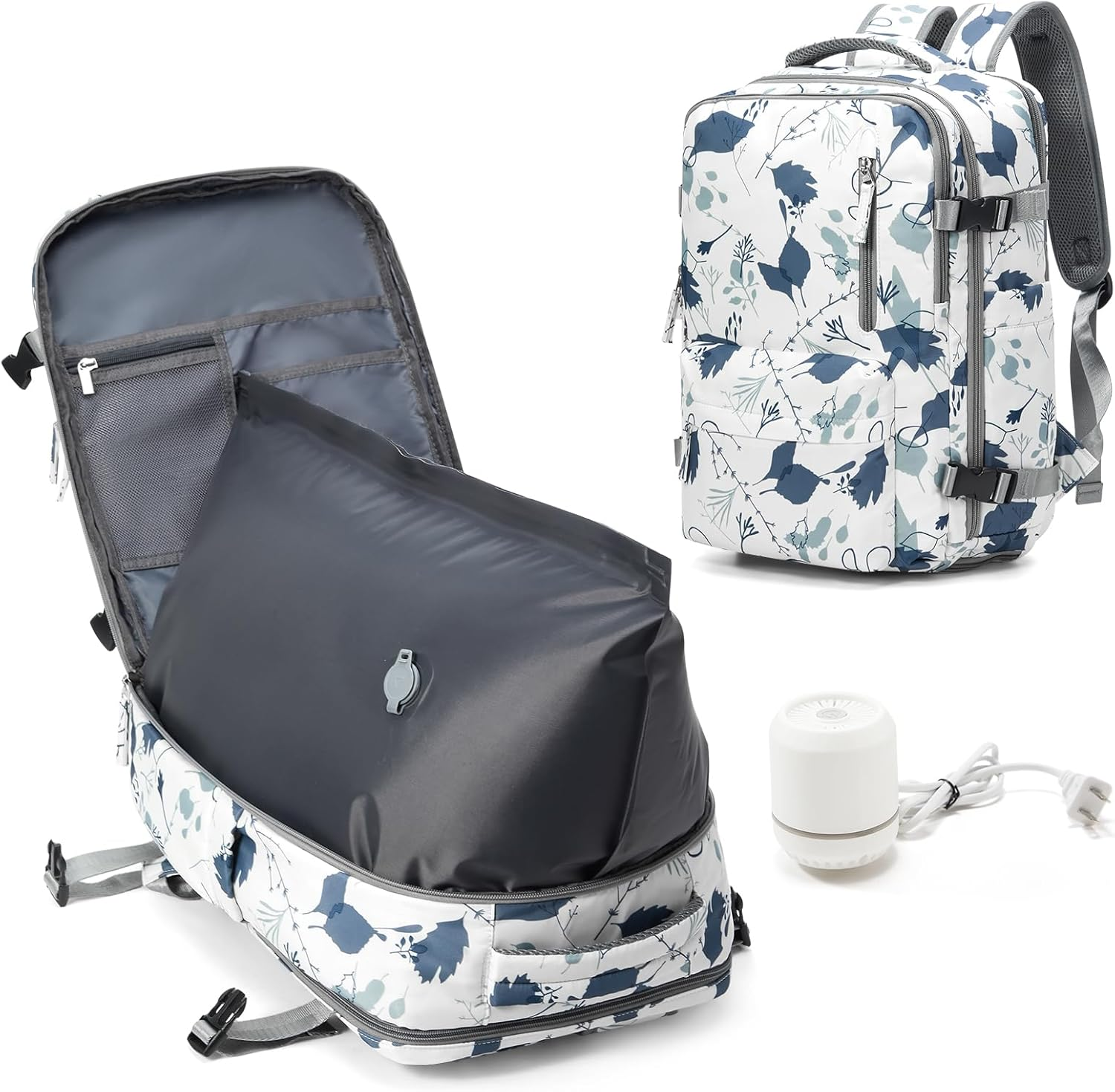 Large Airback Backpack with Vacuum Seal Compression