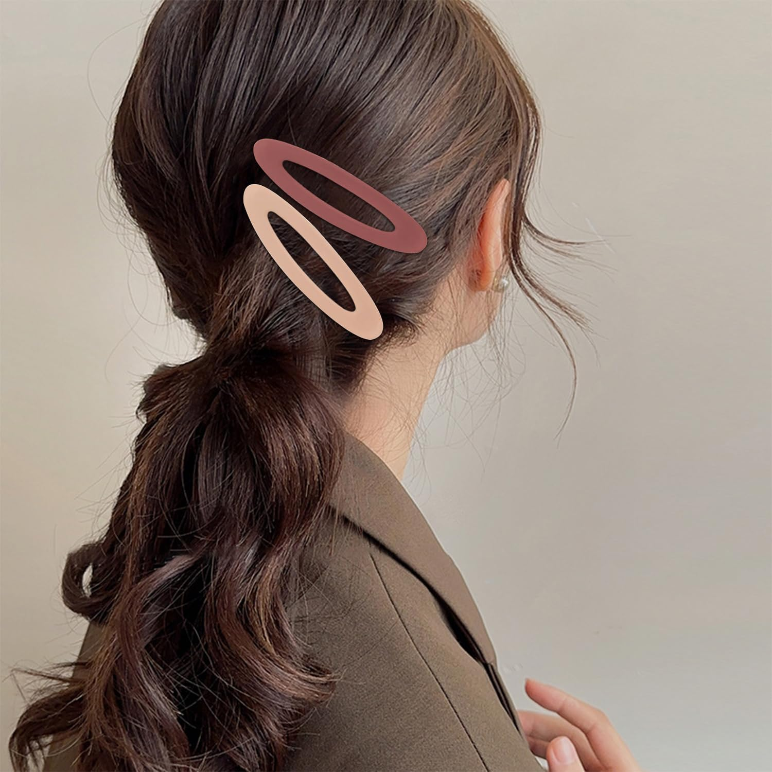 6 Pieces Simple Hairpin, Women'S Hair Pin, Hair Styling Accessories, Oval Hairpin, Side Hair Pin image number 1