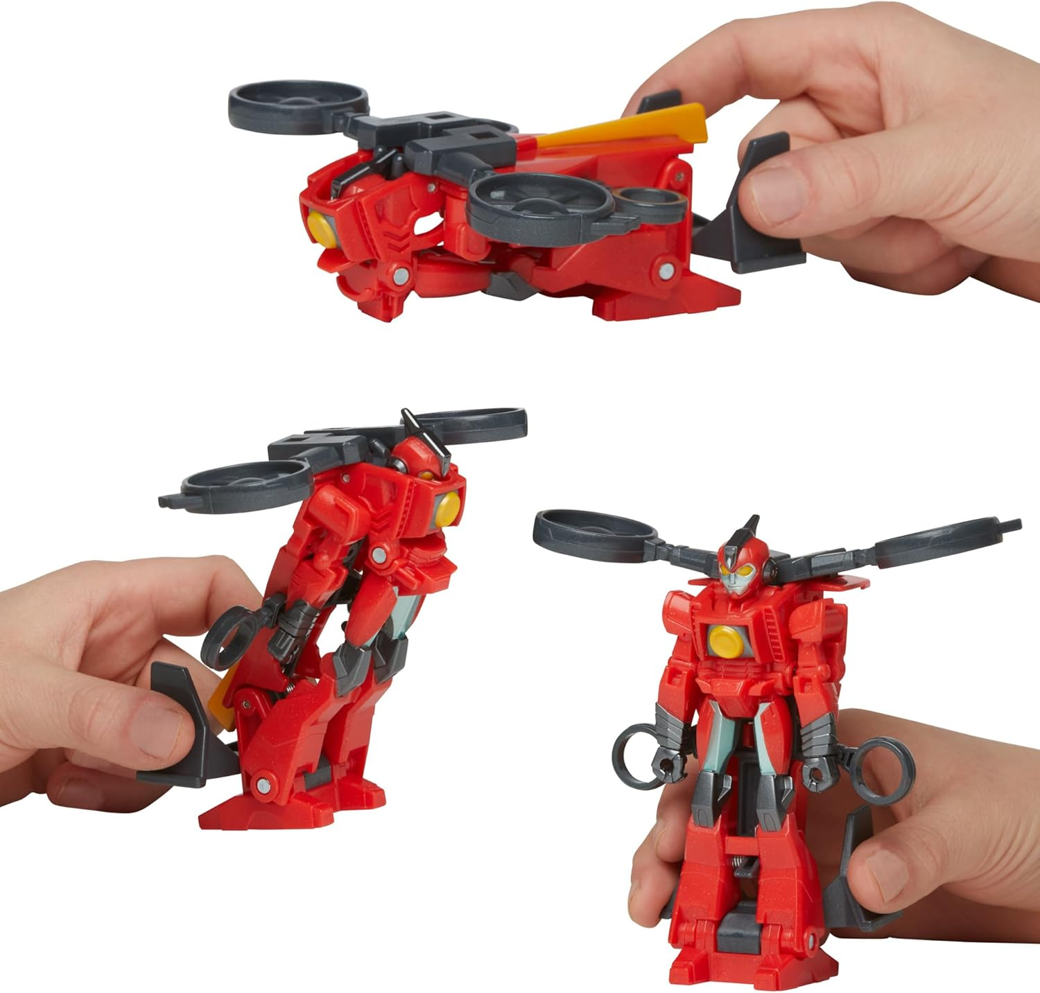 Transformers Earthspark 1-Step Smash Changers Terran Twitch 4-Inch Action Figure, Robot Toys for Boys and Girls 6 and Up image number 6