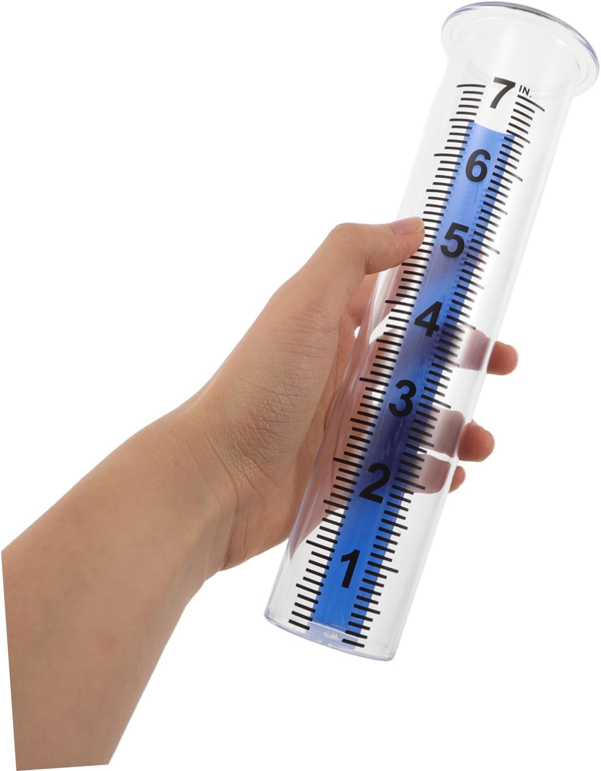 UPKOCH 4PCS Plastic Rain Gauge Replacement Tubes with Scale Crack-Resistant Outdoor Rain Measurement Tool for Garden Lawn Greenhouse School Weather Science and Irrigation Use image number 1