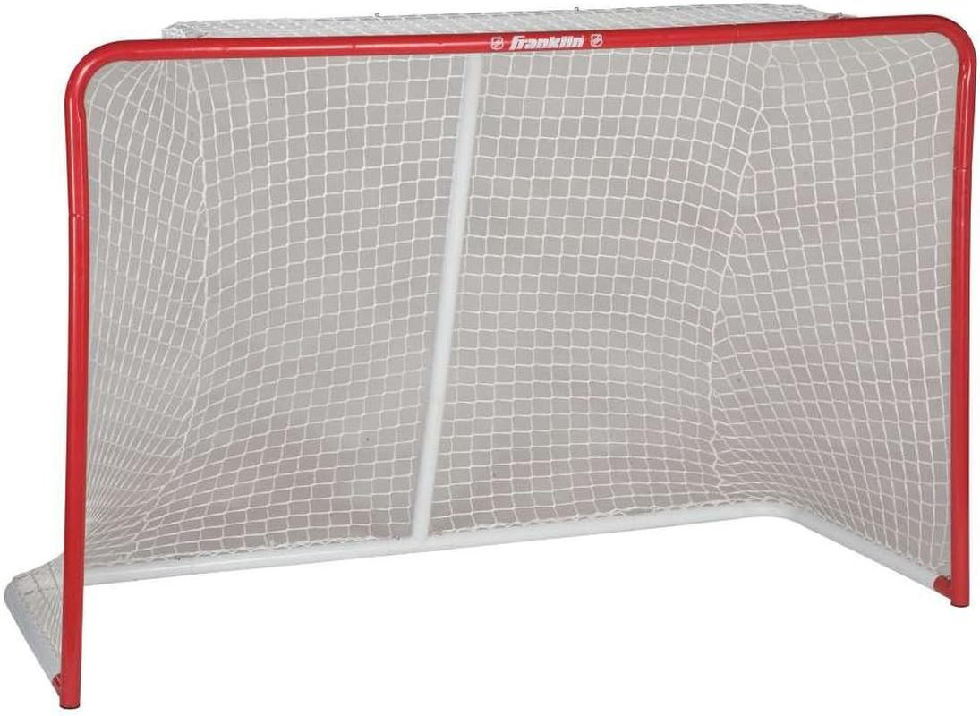 'Franklin Sports NHL Hockey Goal Replacement Net - 72'' Official Size Goal Replacement Netting - Outdoor Street Hockey Goal Net - Easy Attach Official Size Net - 72'' X 48'' X 30'',White' image number 1