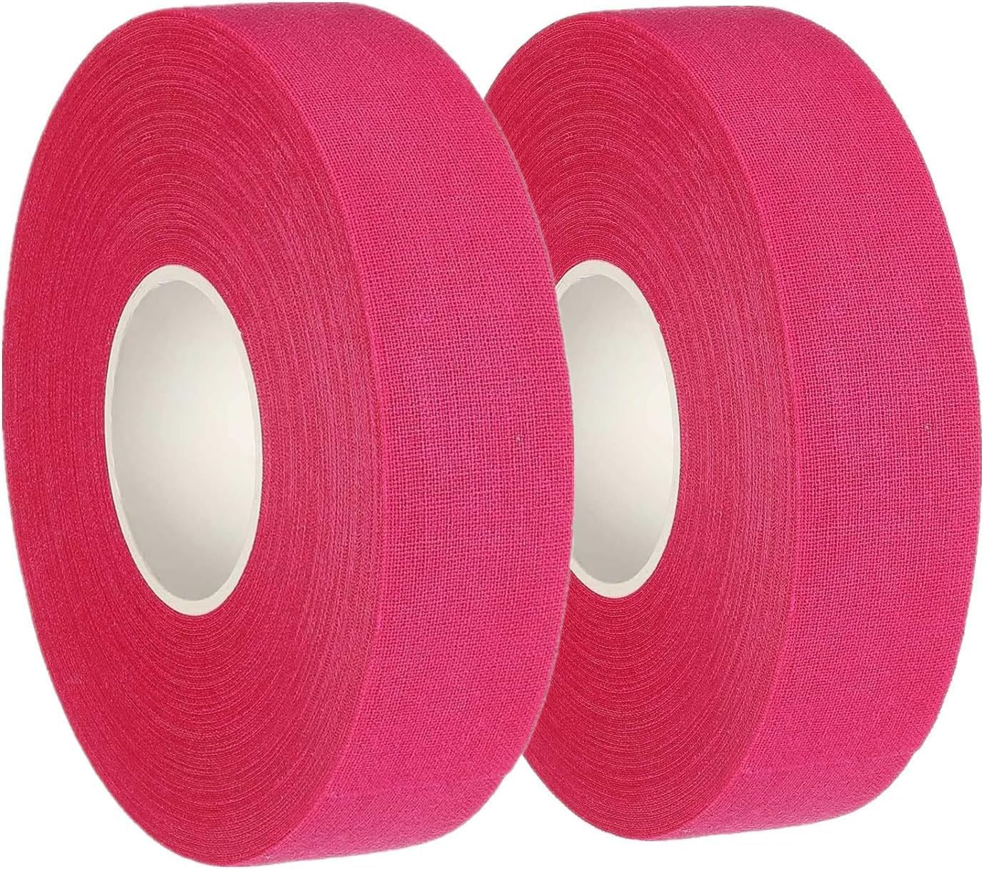 Anti-Slip Hockey Sticks Tape, 2Roll Sports Ice Hockey Grip Wrap Tapes,Non-Slip Ice Hockey Racket Tape,Non-Slip Grip Tapes Sports Tapes Ice Hockey Grip Tape, Red image number 1