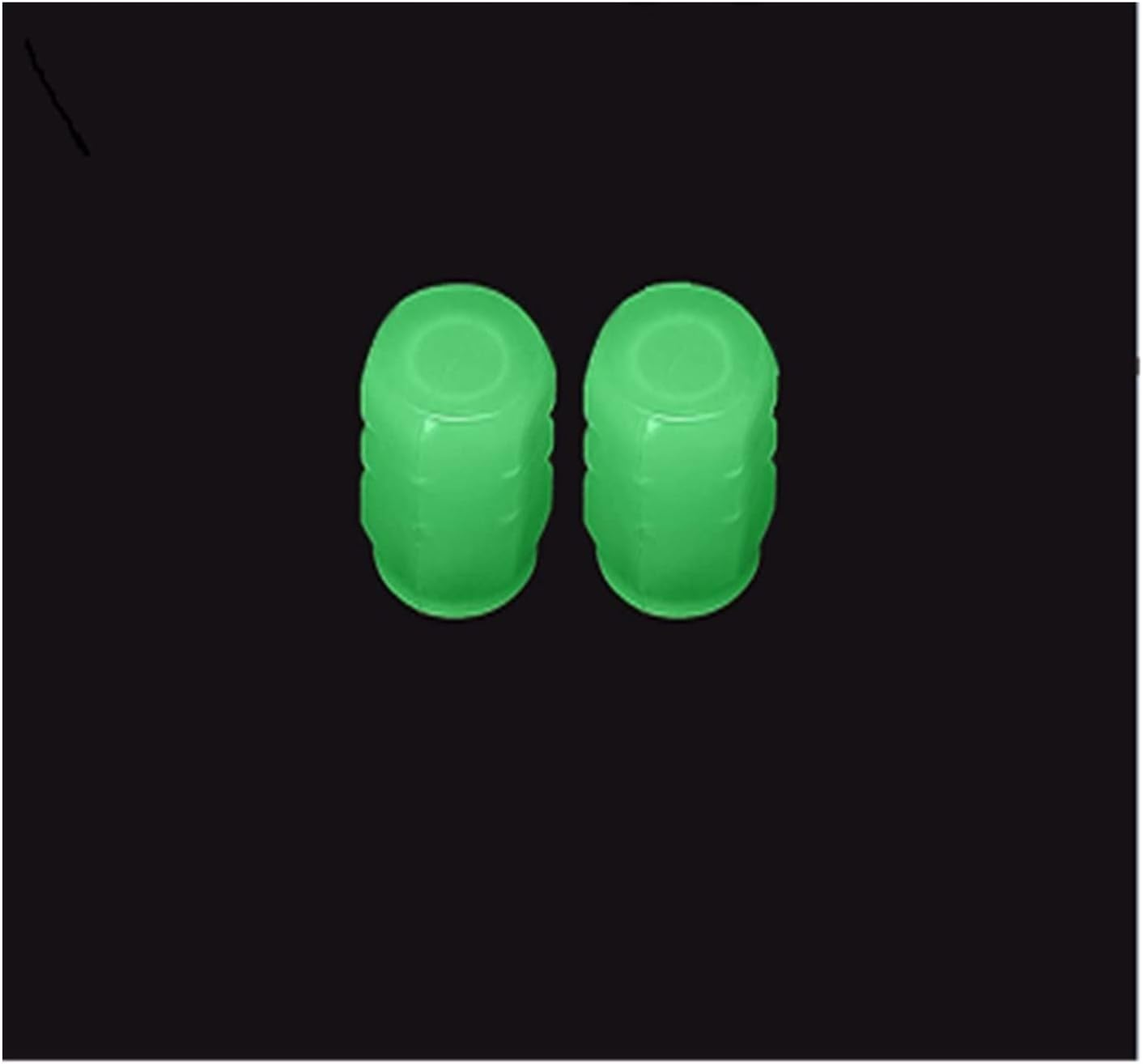 4Pcs Luminous Valve Caps Fluorescent Green Blue Night Glowing Car Motorcycle Bicycle Wheel Styling Tyre Hub Luminous Cap Decor (Color : a 2Pcs) image number 4