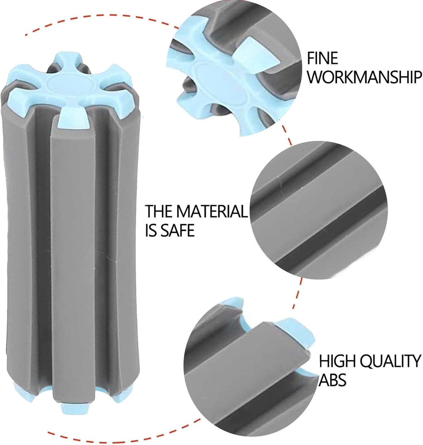 WADY Golf Club Carrier, Portable Golf Club Retainer, Golf Club Retainer Fixed Support Fixed Clip Holder Holds up to 6 Clubs, Golf Club Divider for Carrying - Gra+Blue image number 6