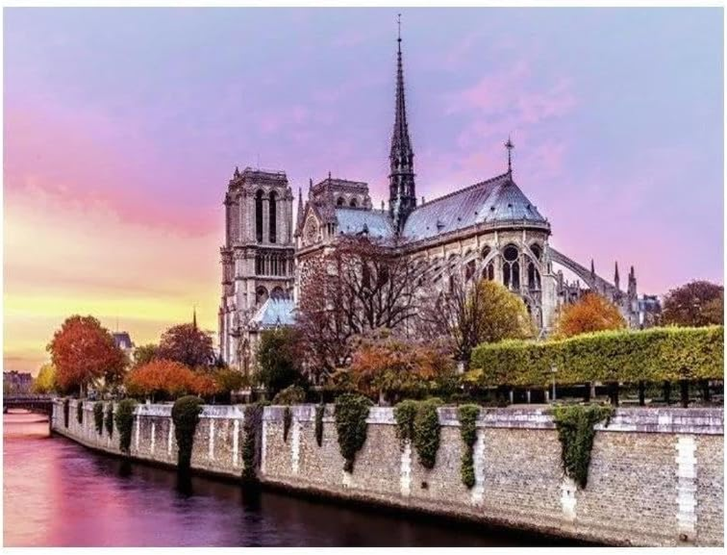 Ravensburger - Picturesque Notre Dame Puzzle 1500 Piece Jigsaw for Adults, Paris Landmark Artwork, Challenging and Beautiful