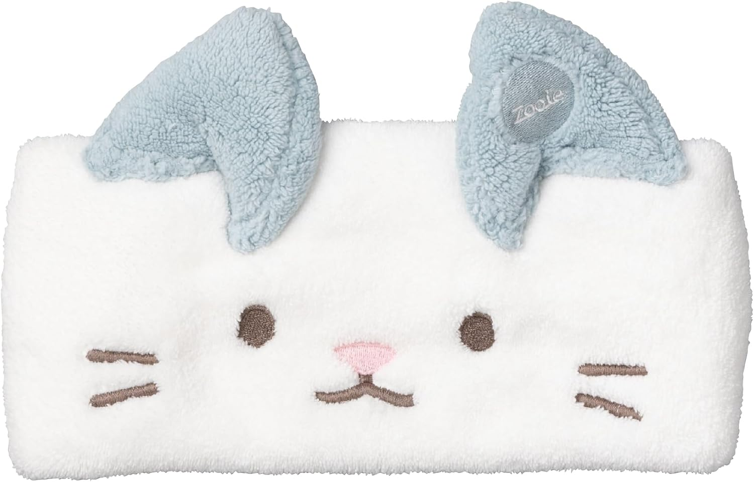 CBJAPAN Zooiefam Hair Turban, Absorbent, Quick Drying, Microfiber, 3 Times Cotton (Head Circumference), 17.3-29.5 Inches (44-75 Cm), for Cats, Facial Cleansing, Pool, Bath, Marshmallow Texture