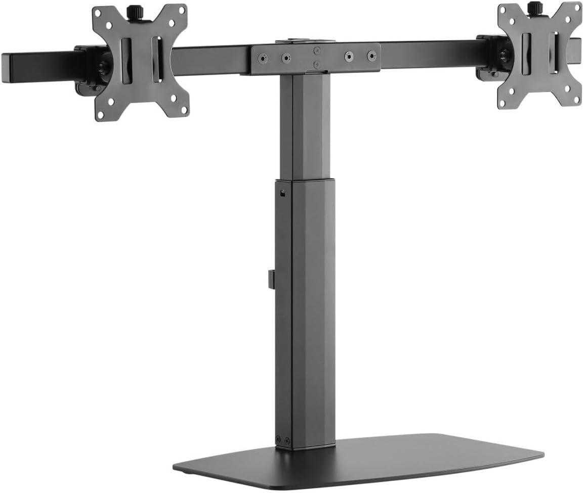 Brateck Dual Screen Pneumatic Vertical Lift Monitor Stand Fit Most 17-27 Inch Monitors image number 3