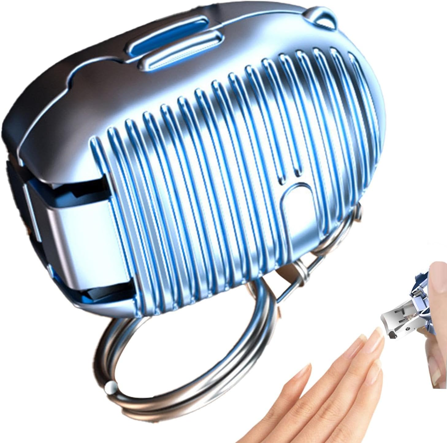 Nail Clippers,Foldable Cute Nail Cutters Bag Pendant - Portable Finger Nail Clippers, Multifunctional Finger Nail Clippers for Traveling, Camping, Daily Use