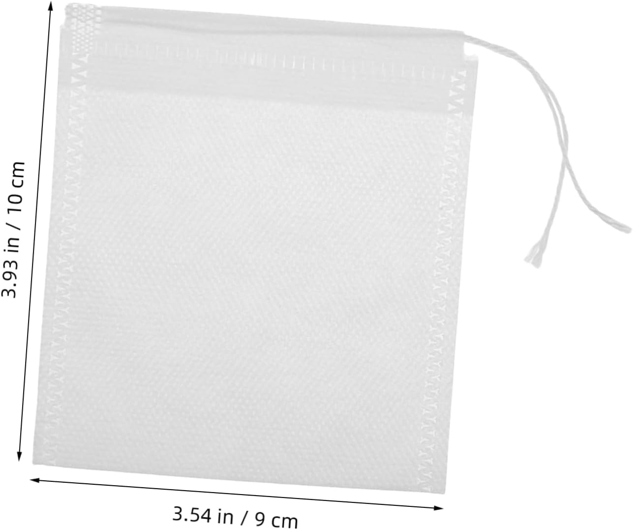 100Pcs Drawstring Tea Bags Loose Leaf Tea Strainers Paper Filter Bags for Brewing Infusers Suitable for Kitchen and Home Use 9X10Cm image number 1
