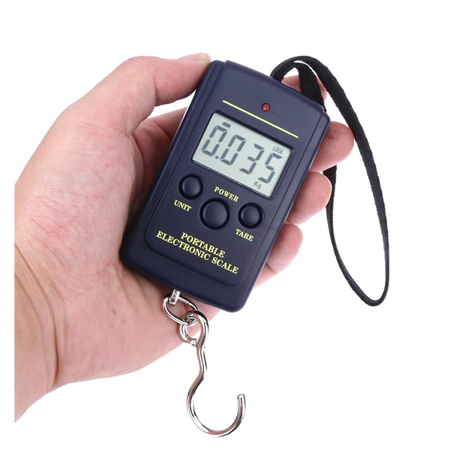 40Kg/10G Mini Digital Scale for Fishing Luggage Travel Weighting Steelyard Hanging Electronic Hook Scale, Kitchen Weight Tool for Hunting,Travelling