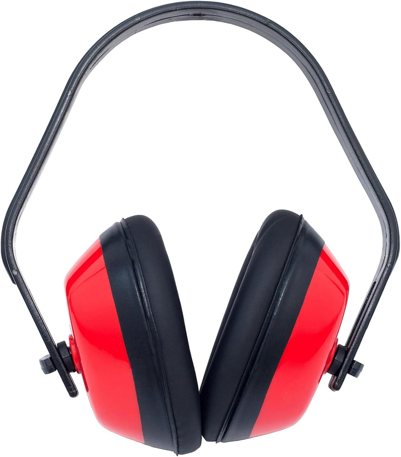 Noise Cancelling Headphones, Thick Padded Ear Protection Earmuffs with Adjustable Headband, Hearing Protection for Shooting, Mowing, Construction and Loud Work, Red image number 3