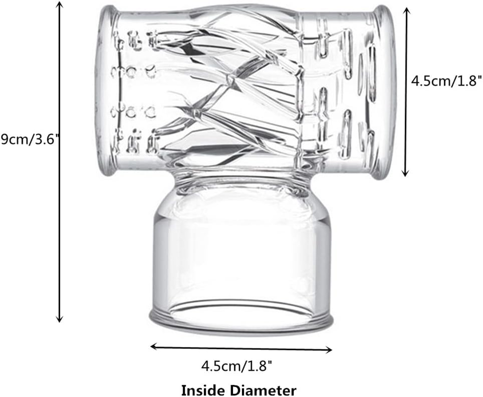 3 Pcs Nuhui Standard Magic Wand Attachments Accessories Headgear Men'S Training Toys Adult Tools,Improve Life Quality,Wand Hole Inner Dia 2",From US image number 3