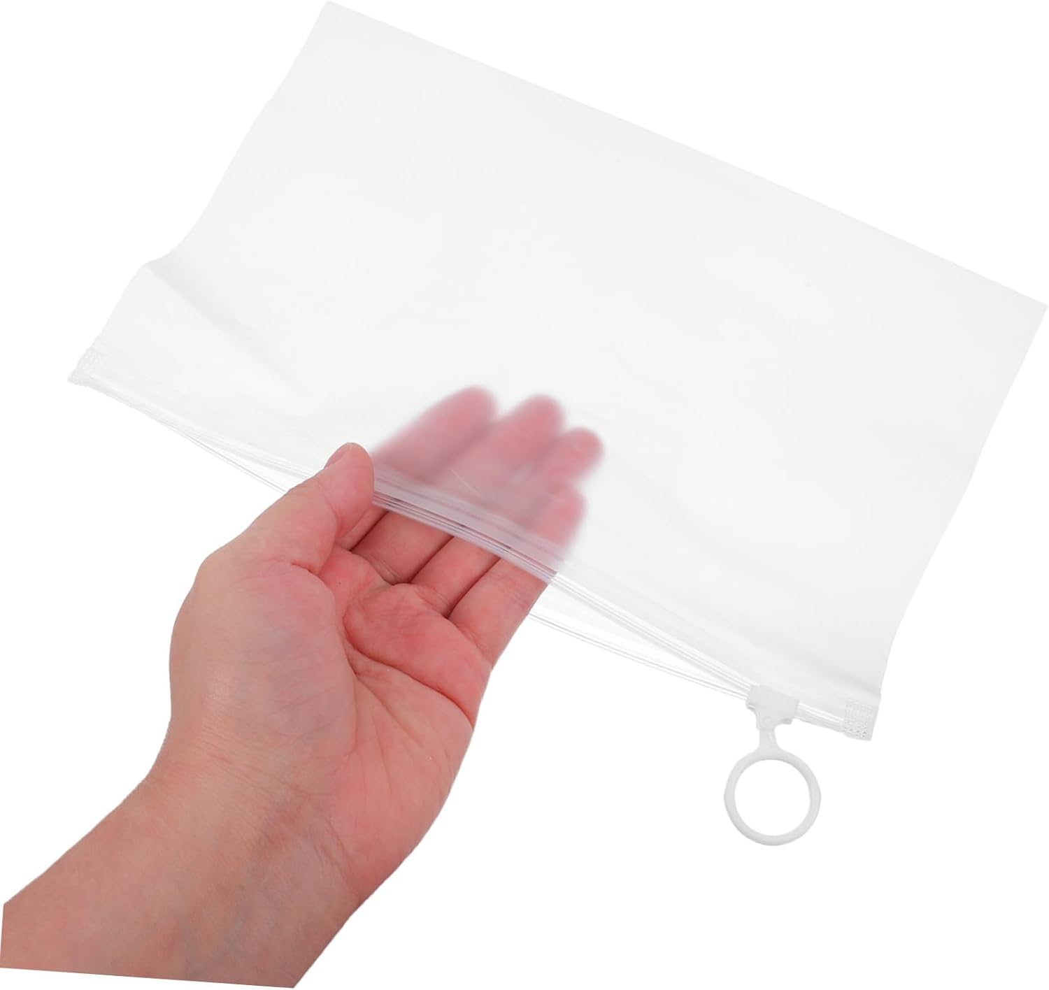 Hohopeti 50Pcs Small Zippered Makeup Bags for Women Frosted Pouches for Organizing Cosmetics and Underwear Lightweight Travel Friendly Design for Quick Access and Stylish Storage image number 1