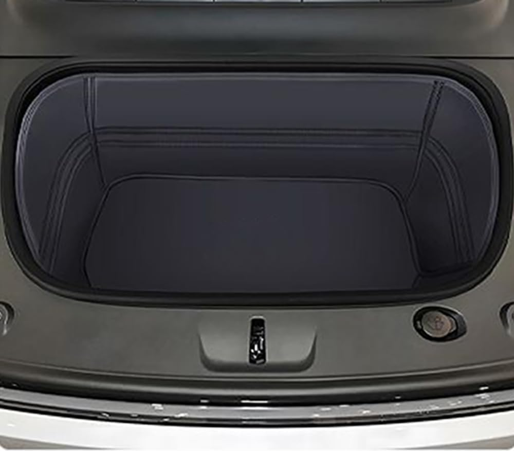 Full Cover Frunk Mat & Rear Lower Trunk Storage & Inner Storage Mat for Tesla Model Y 2026 (Juniper Update) &ndash; Full Coverage, Non-Slip, Easy Clean(Black) image number 1