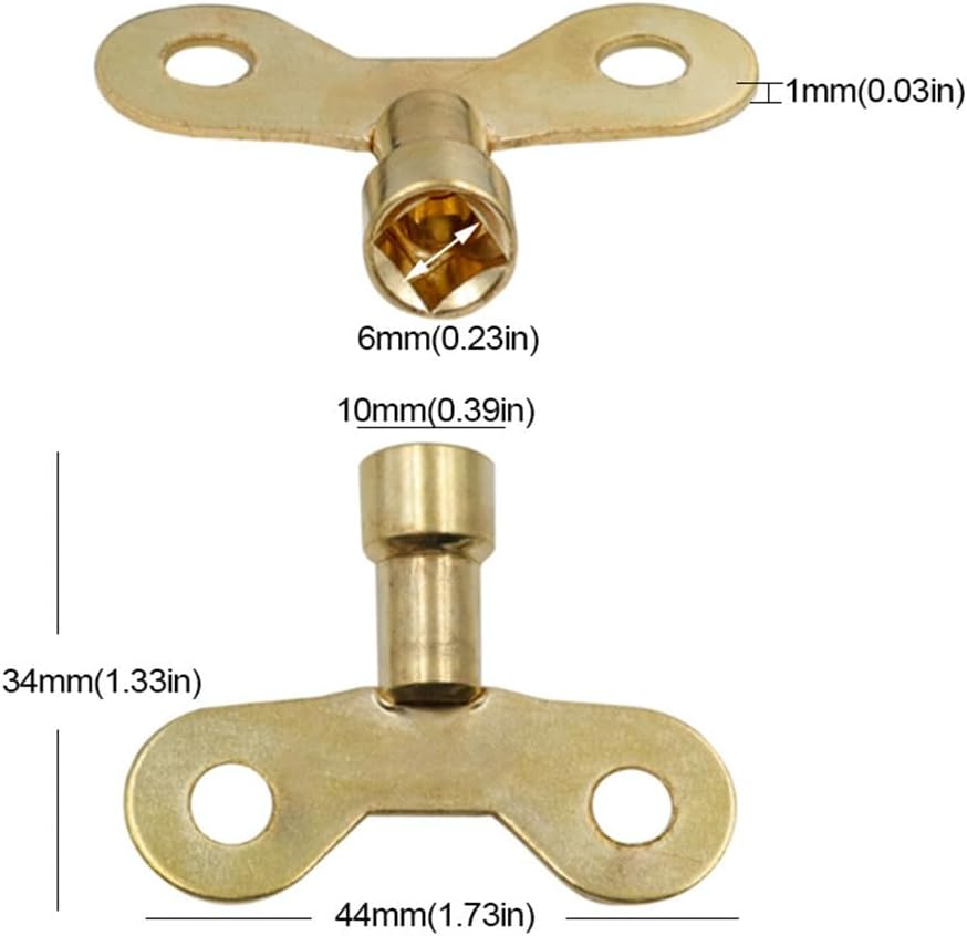 5 PCS Multifunctional Master Key Tools, Plumber Key Wrench Tools Square Triangle Socket Wrench Faucet Radiator Water Meter Control Cabinet Elevator Key image number 2