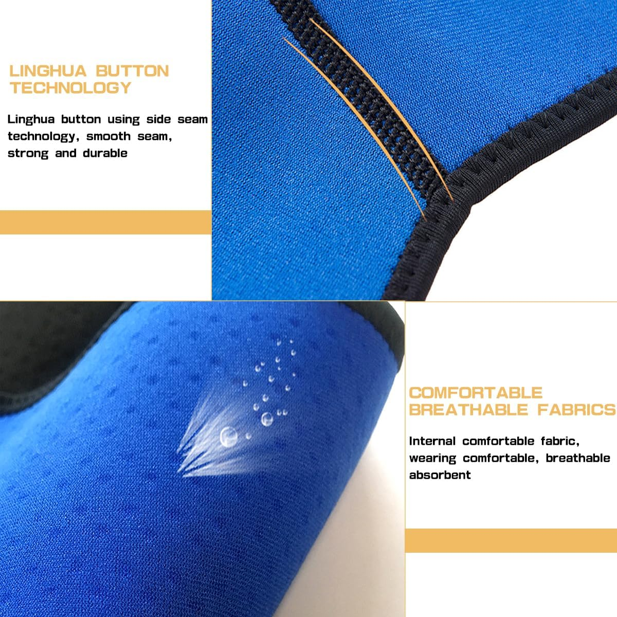 Double Shoulder Support Brace, Shoulder Wrap Protector Shoulder Strap Brace-Breathable Sports Protective Gear for Outdoor Hiking Lifting Sports,Relieve Chronic Tendinitis Pain (L) image number 1