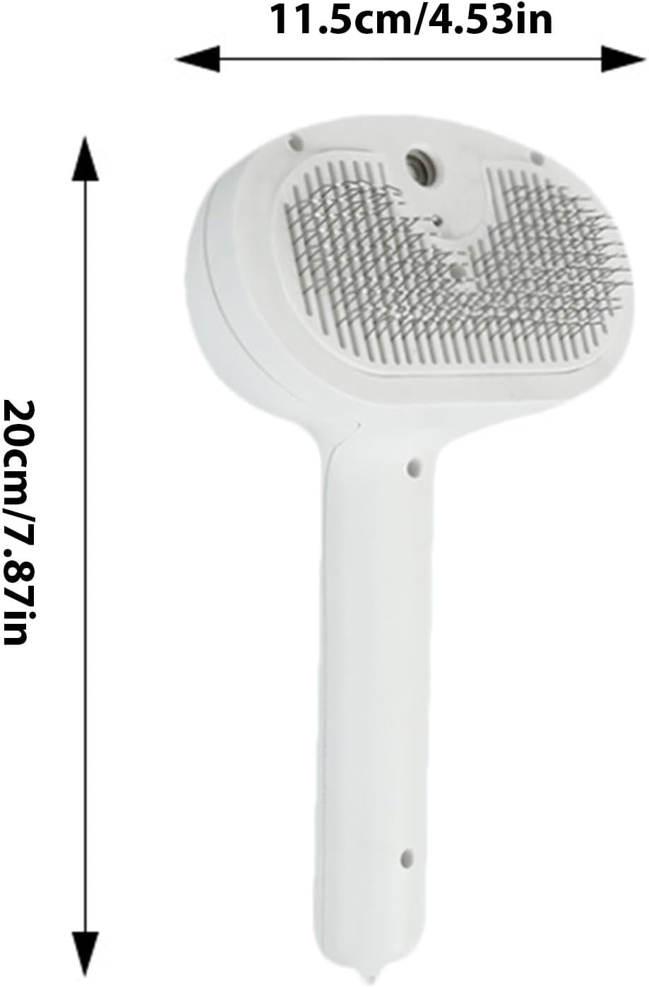 Steam Cat Hair Brush | Dog Slicker Steamy Brush - Hangable Pet Hair Brush with Mist and Release Button, for Tangles and Shedding image number 3