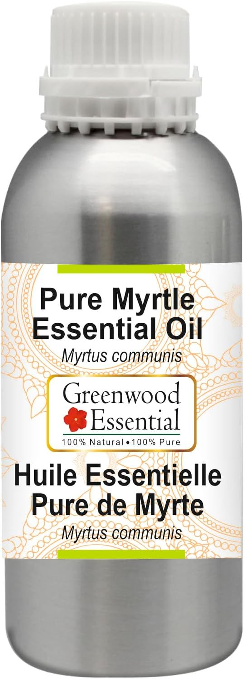 Greenwood Essential Pure Myrtle Essential Oil (Myrtus Communis) Steam Distilled for Personal Care 300Ml (10Oz) image number 3