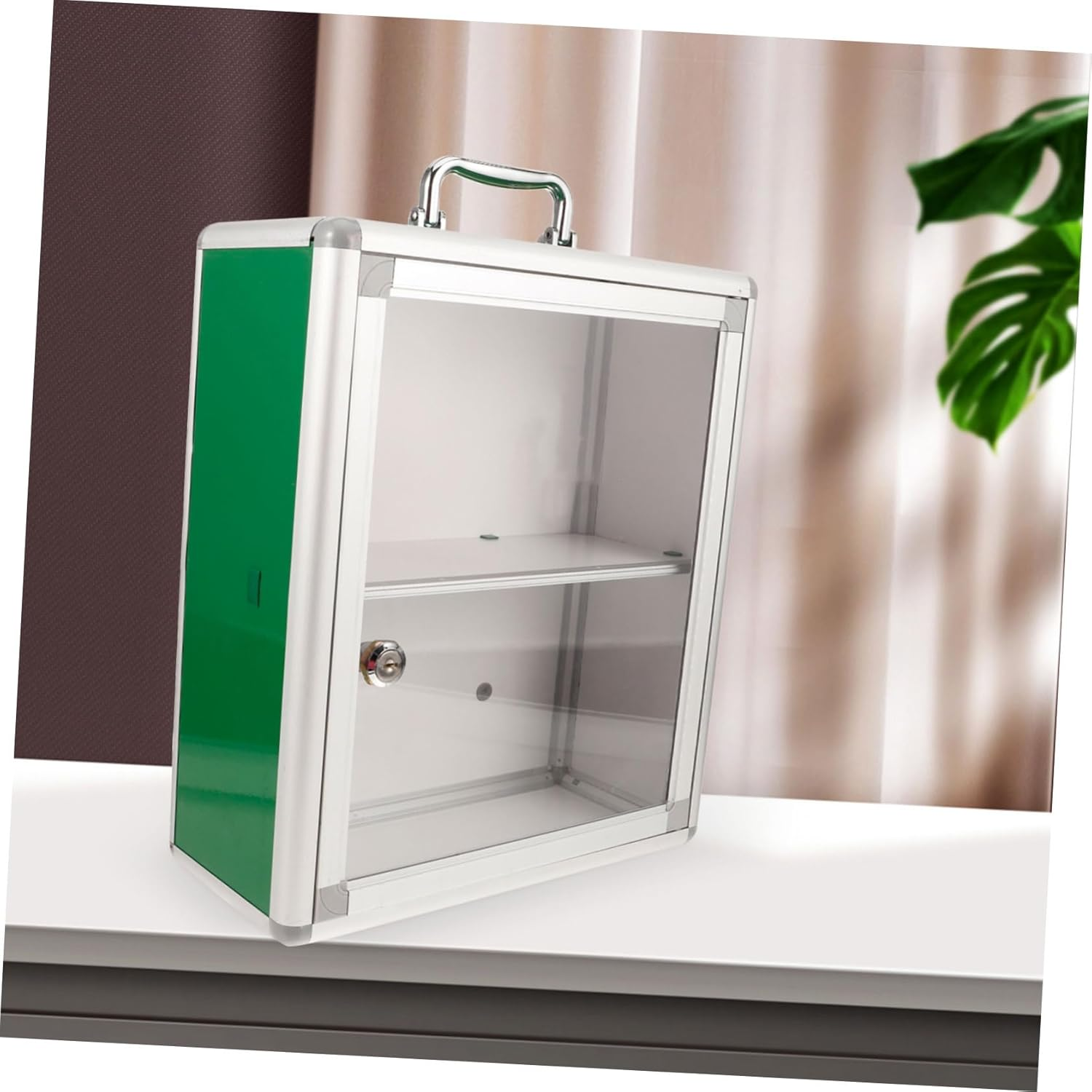 Garneck Wall-Mounted First Aid Medicine Cabinet Large Capacity Emergency Storage Organizer for Sturdy Design Convenient for and Sports Teams image number 2