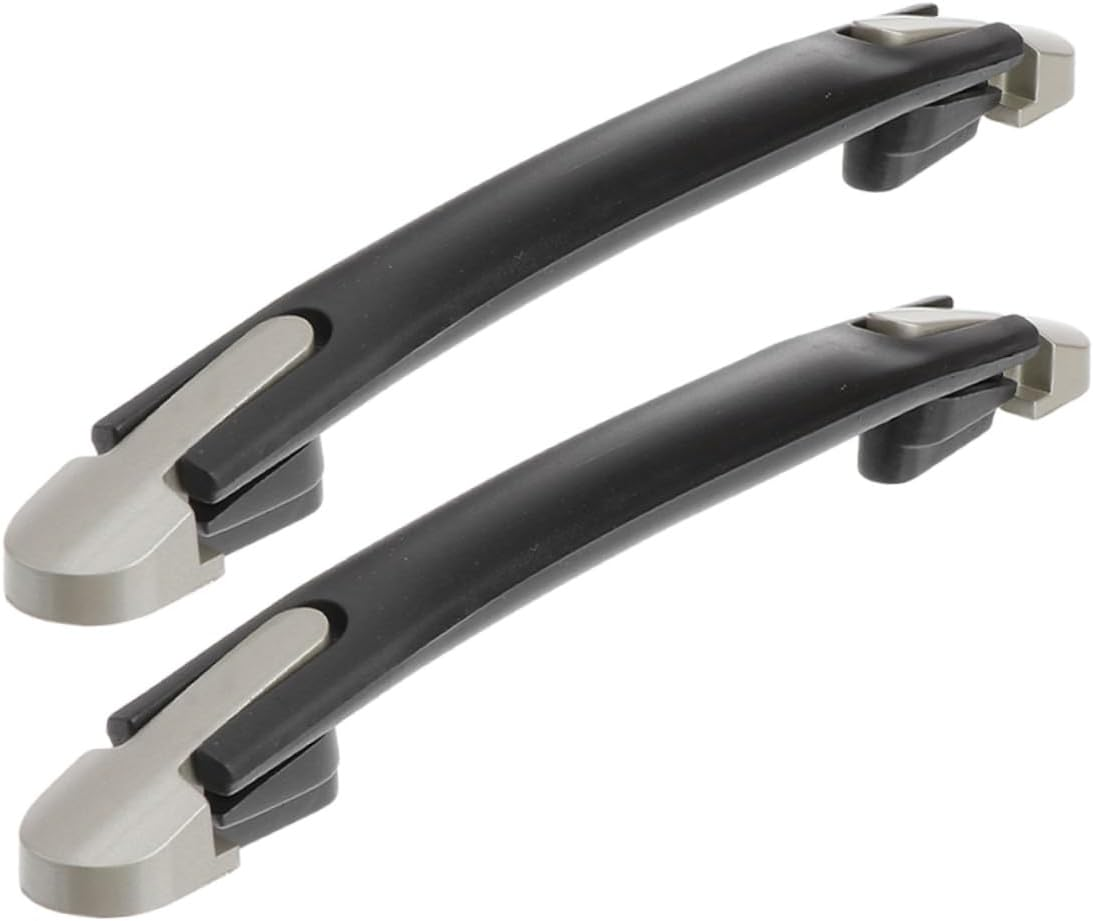 WATIIFUFU 2Pcs Luggage Handle Replacement with Screw Ergonomic Pull Grip for Suitcase Repair Secure Carry Strap for Travel Bags Easy Installation Heavy-Duty Plastic Replacement Parts