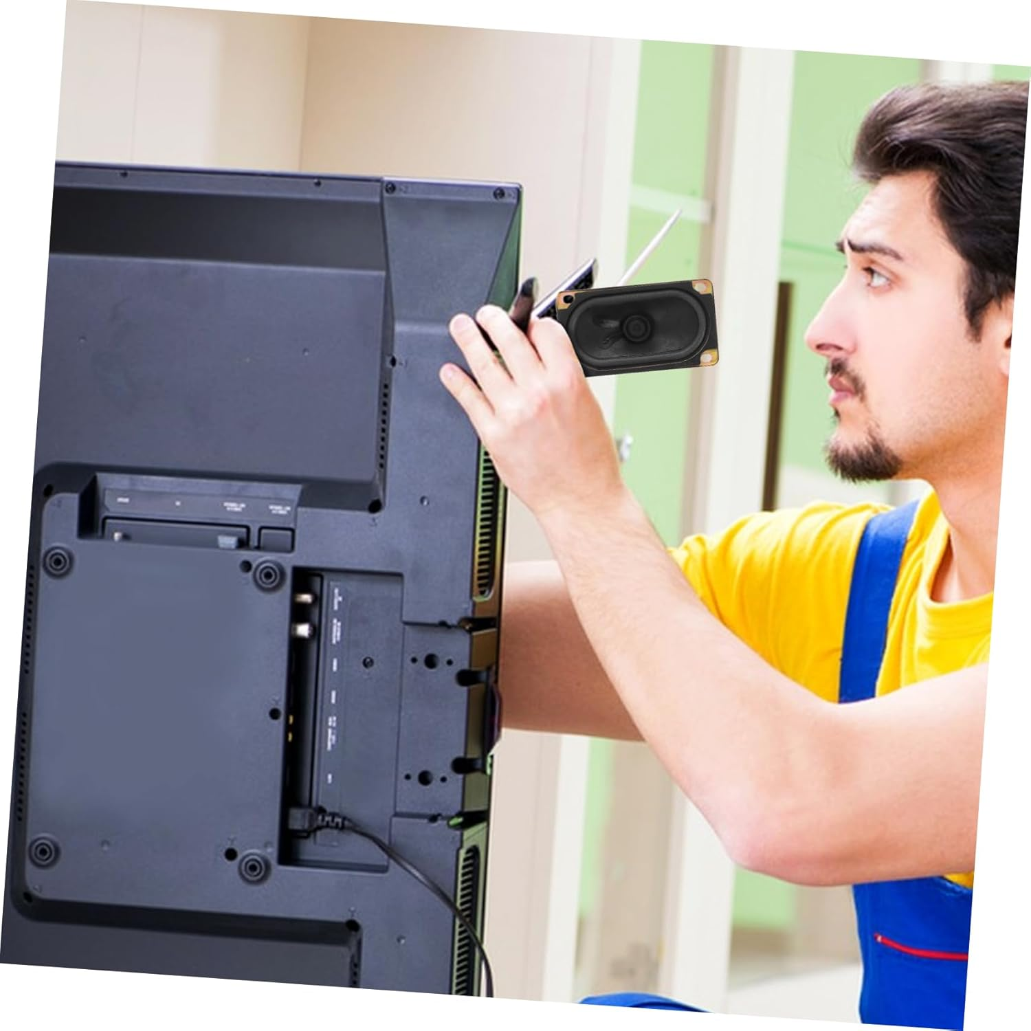 Mipcase 2Pcs LCD Tv Speakers Horn Speakers for Car Audio Replacement Parts Audio DIY Accessories for Home Stereo Living Decor image number 3