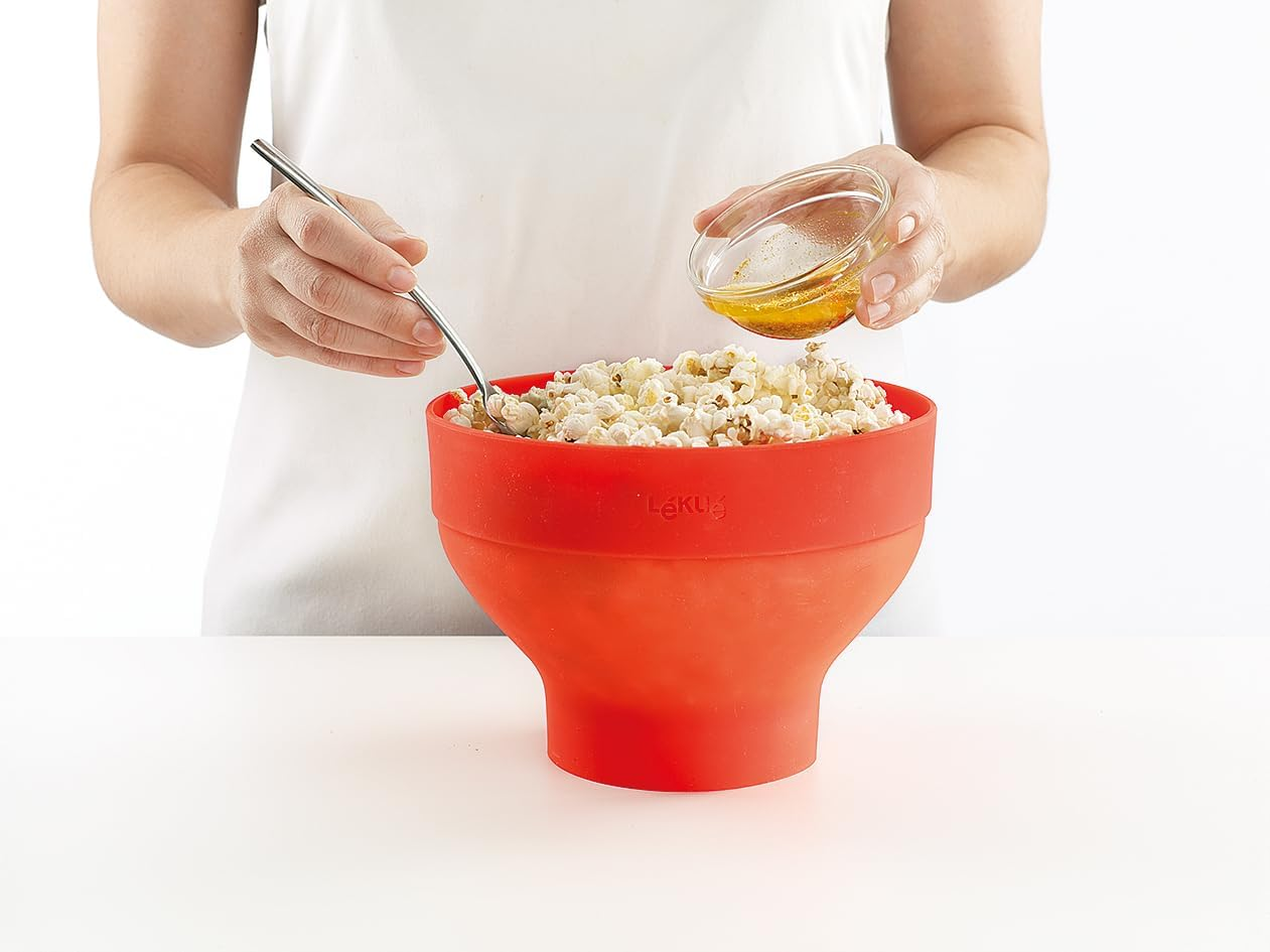 L&eacute;ku&eacute; 0200226R10M017 - Popcorn Maker, 1-Piece Red image number 2