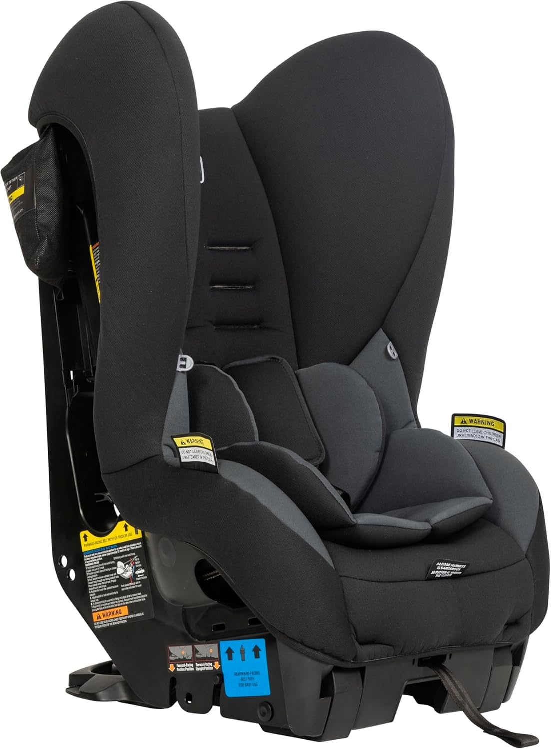 Hipod Roma Convertible Car Seat, Rearward Facing (Birth &ndash; 12 Months) Forward Facing (12 Months &ndash; 4 Years), Baby Child Car Seat, Machine Washable Cover, Seat Belt Installation, Black, (4720) image number 4