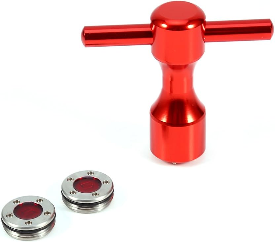 2PCS Putter Weights 5G/10G/15G/20G with Red Wrench Kit Replace for Putters (5G) image number 2