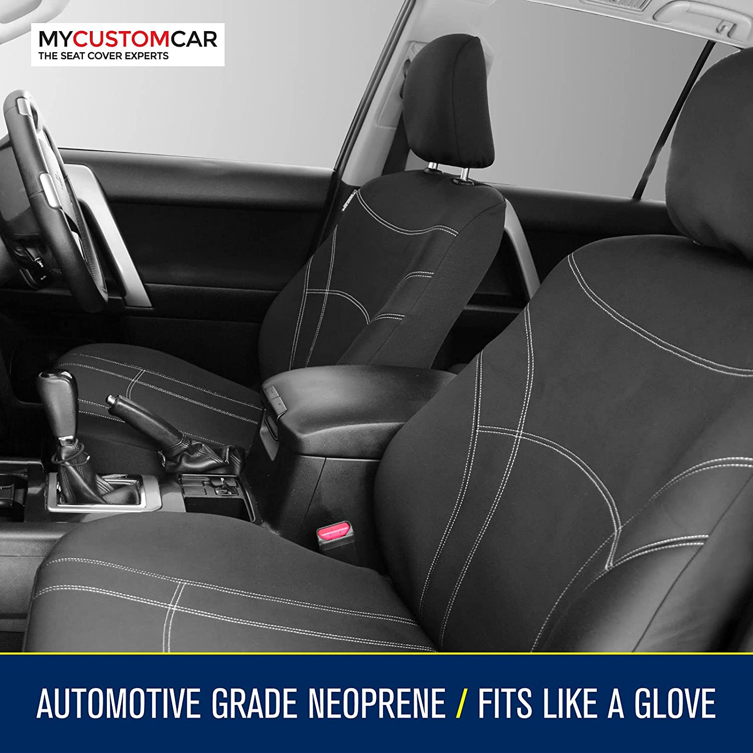 For Mazda CX-5 KF SUV 2017-2023 Custom Neoprene Black Front Car Seat Covers CX5 image number 5