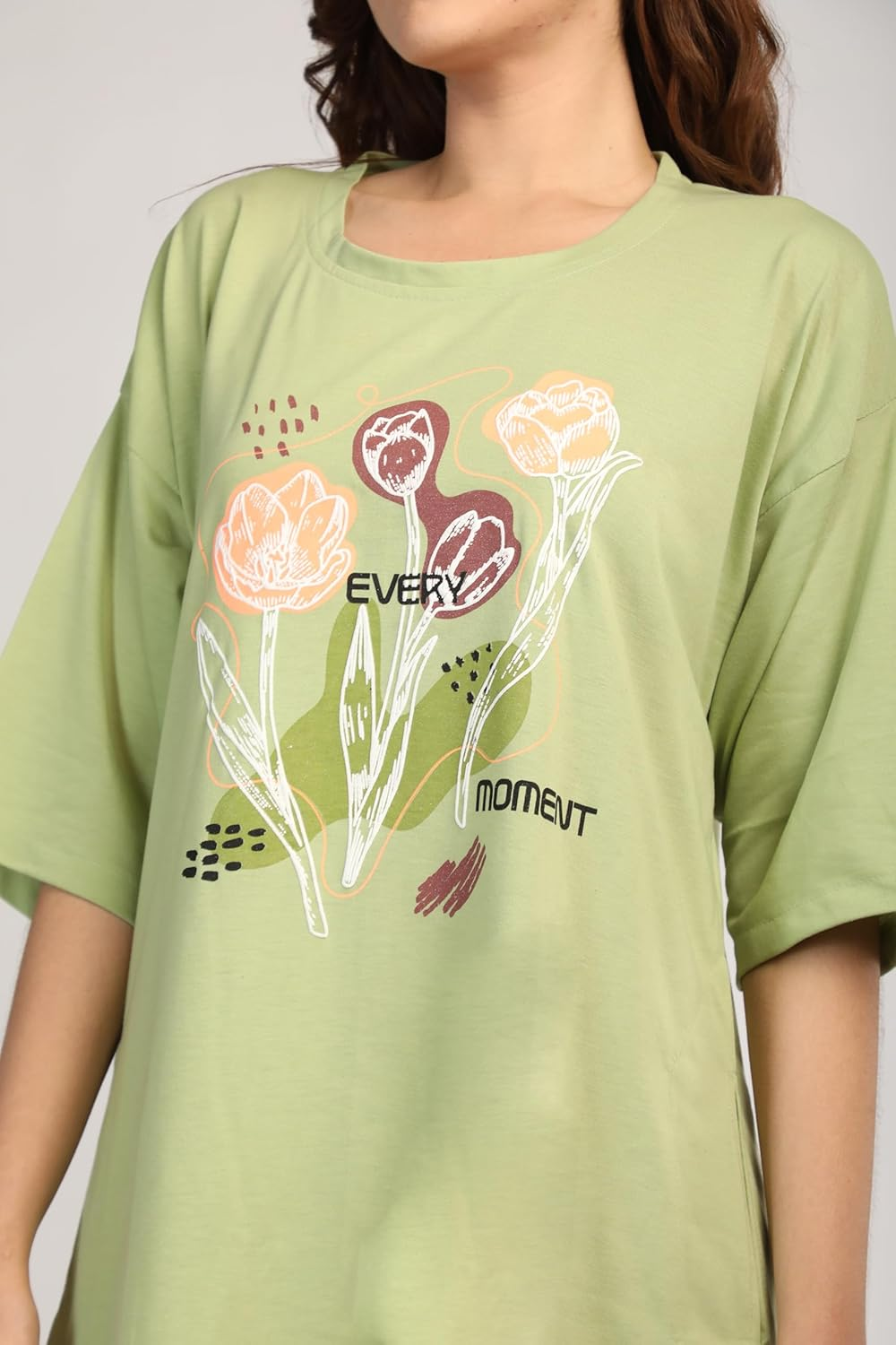 Duchess Mom T-Shirt Dress | Night Dress | Loose Fit | Pre and Post Pregnancy