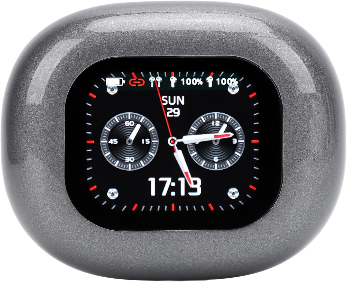 XUMIUZIY Earbuds Translator, Earwacco Translator in -Ear Thorough Playback of LCD Touch Ecreen Music (Black)