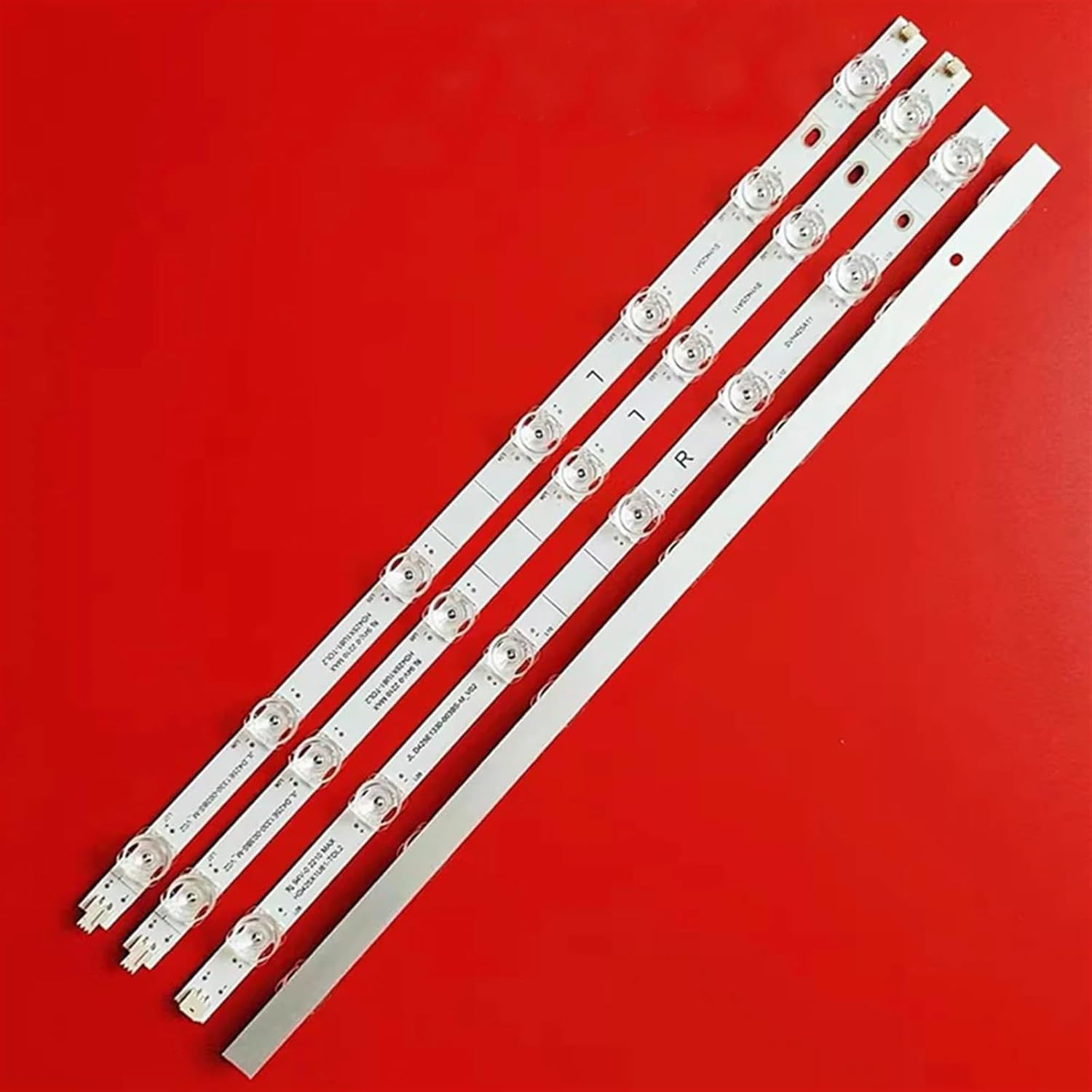 LOTOAK 4Tv(16Pcs) LED Backlight Strip Compatible with Hisense JL.D425E1330-003BS-M_V02 43"TV 43R6E3 43H6G 43R6090G 43H6570G 43R6000GM 14 Lamp (Color : 16PCS(4TV)) image number 3