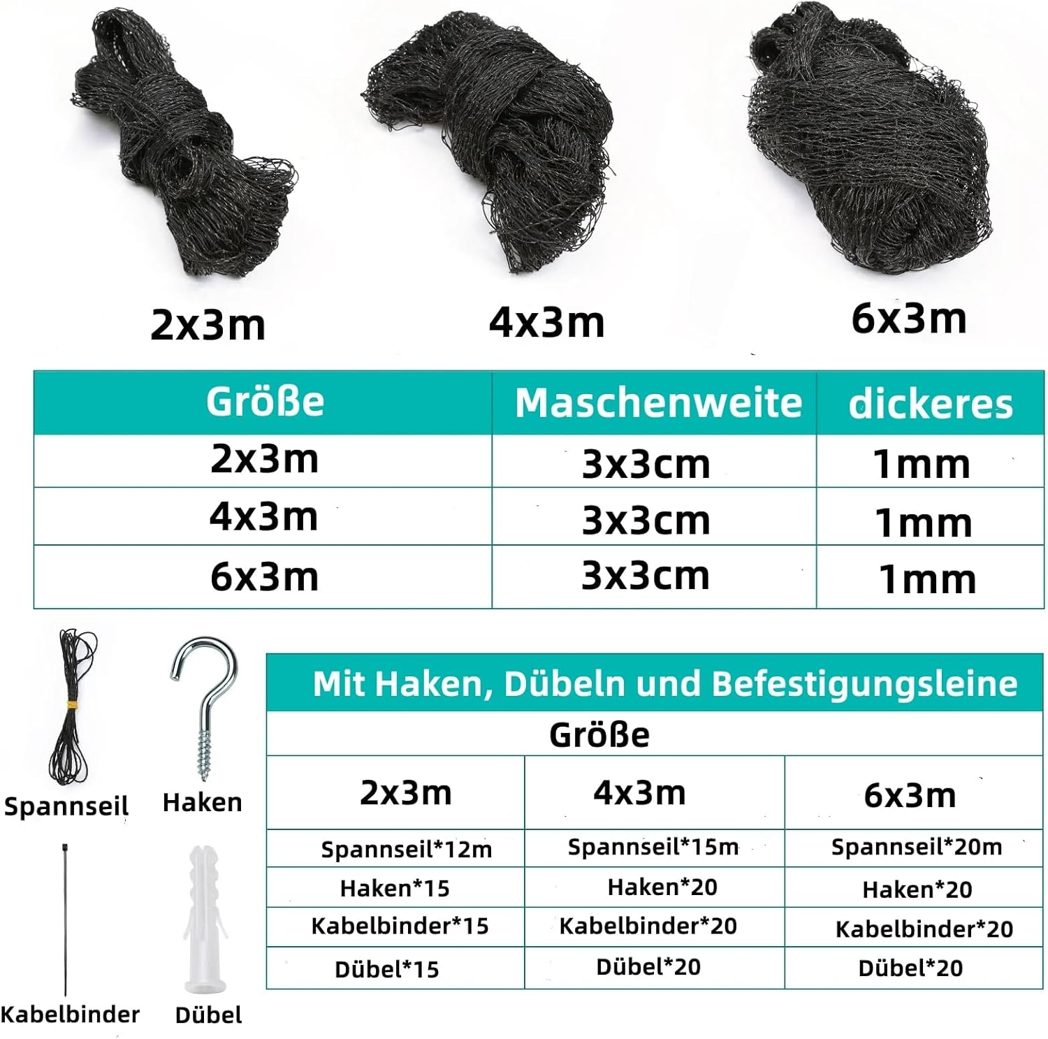 Parain Cat Net for Balcony Window Wire Reinforced Cat Protection Net Robust Protective Net 2 X 3 M image number 2