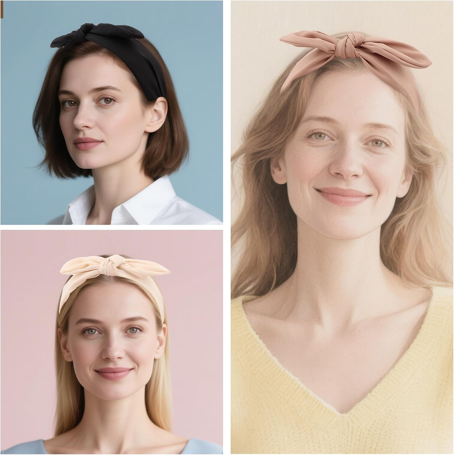 6 Pack Ear Headbands for Women image number 5