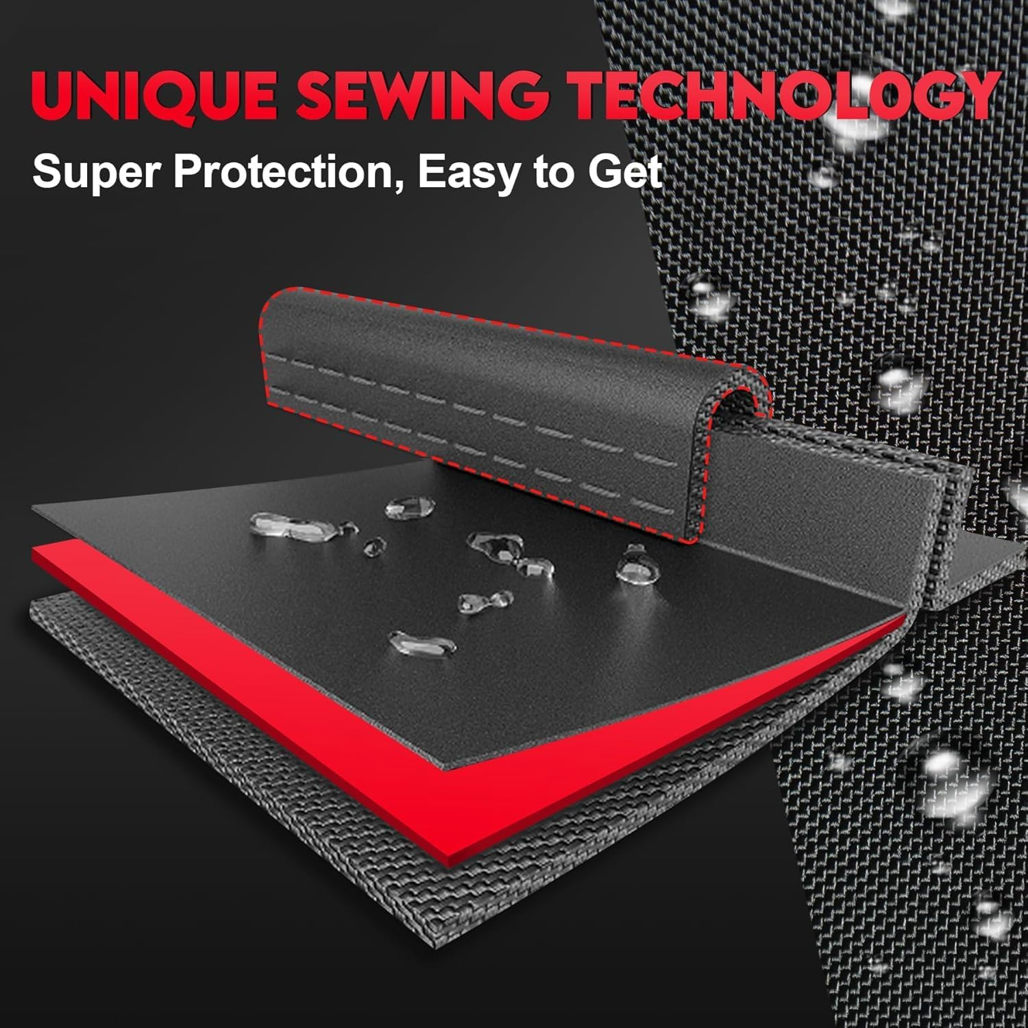 Zettum Egg Chair Cover, Double Seat Hanging Egg Chair Cover, Waterproof Outdoor Hanging Chair Cover, 600D Heavy Duty Cover for Patio Wicker Swing Egg Chair, 66 X 43 X 68 Inch image number 4